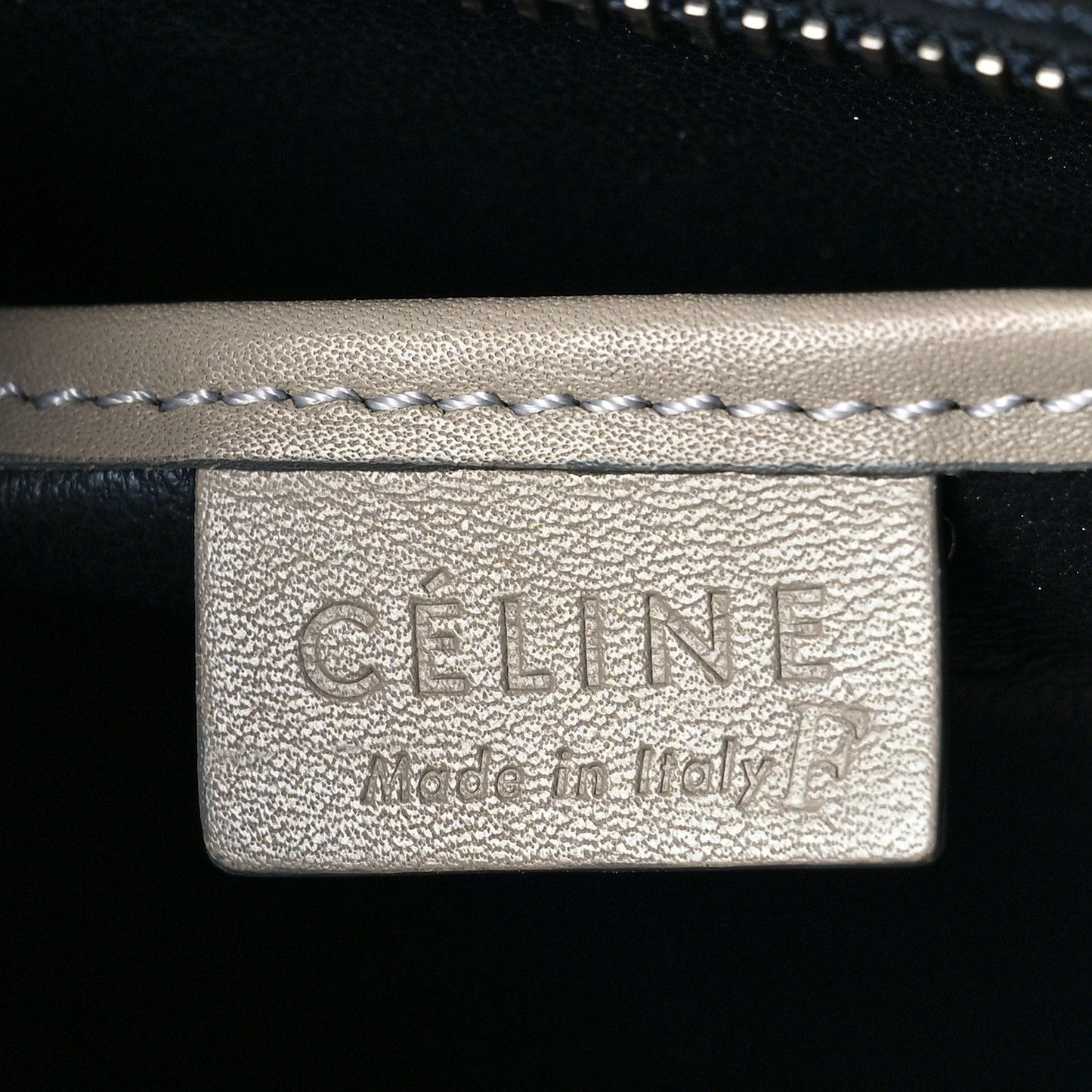 Shiny Smooth Calfskin Tri-color Nano Luggage Quartz