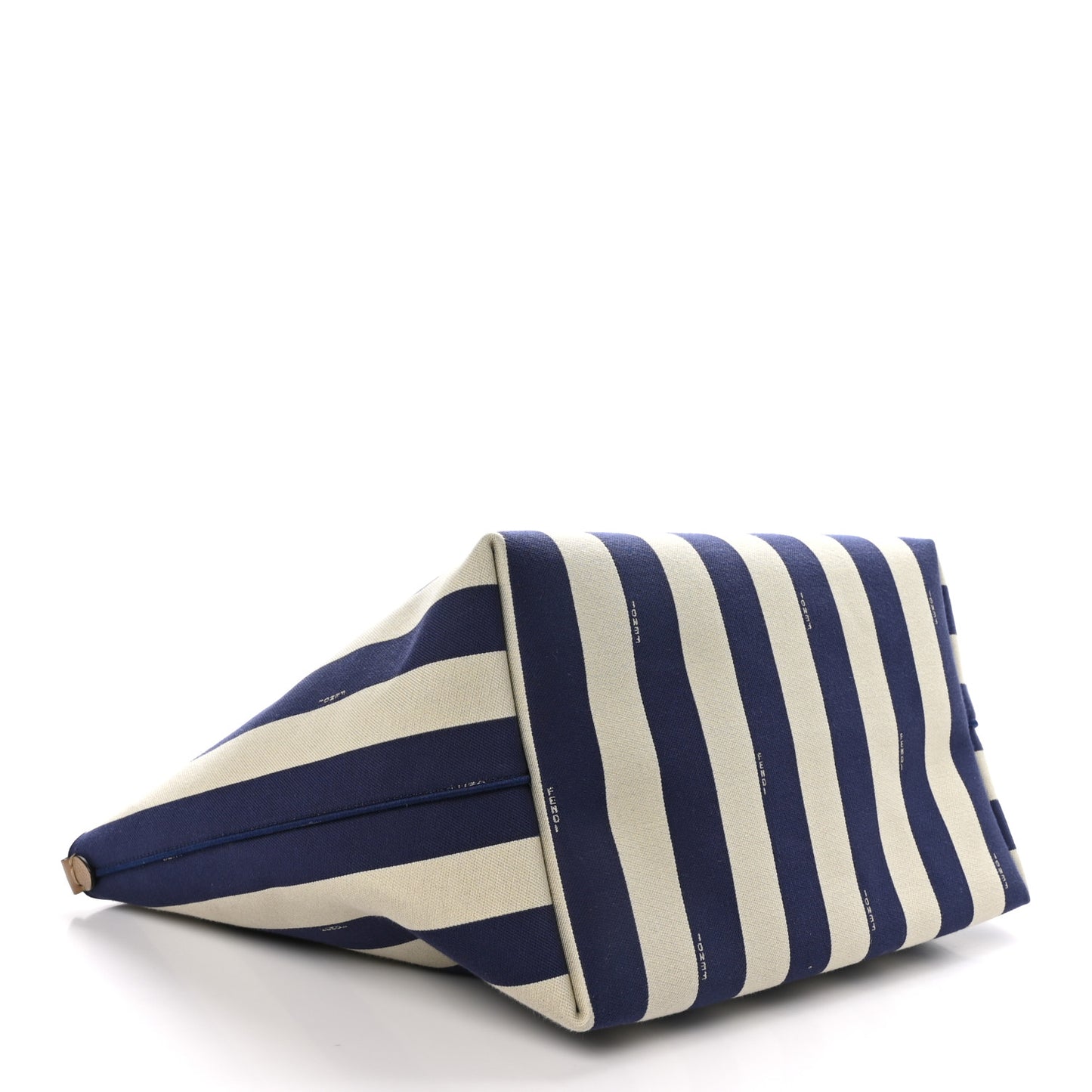 Pequin Vitello Reversible Large Shopping Tote Midnight Blue