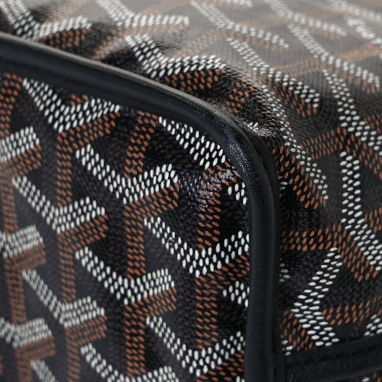 Goyardine Reversible Mini Anjou Black