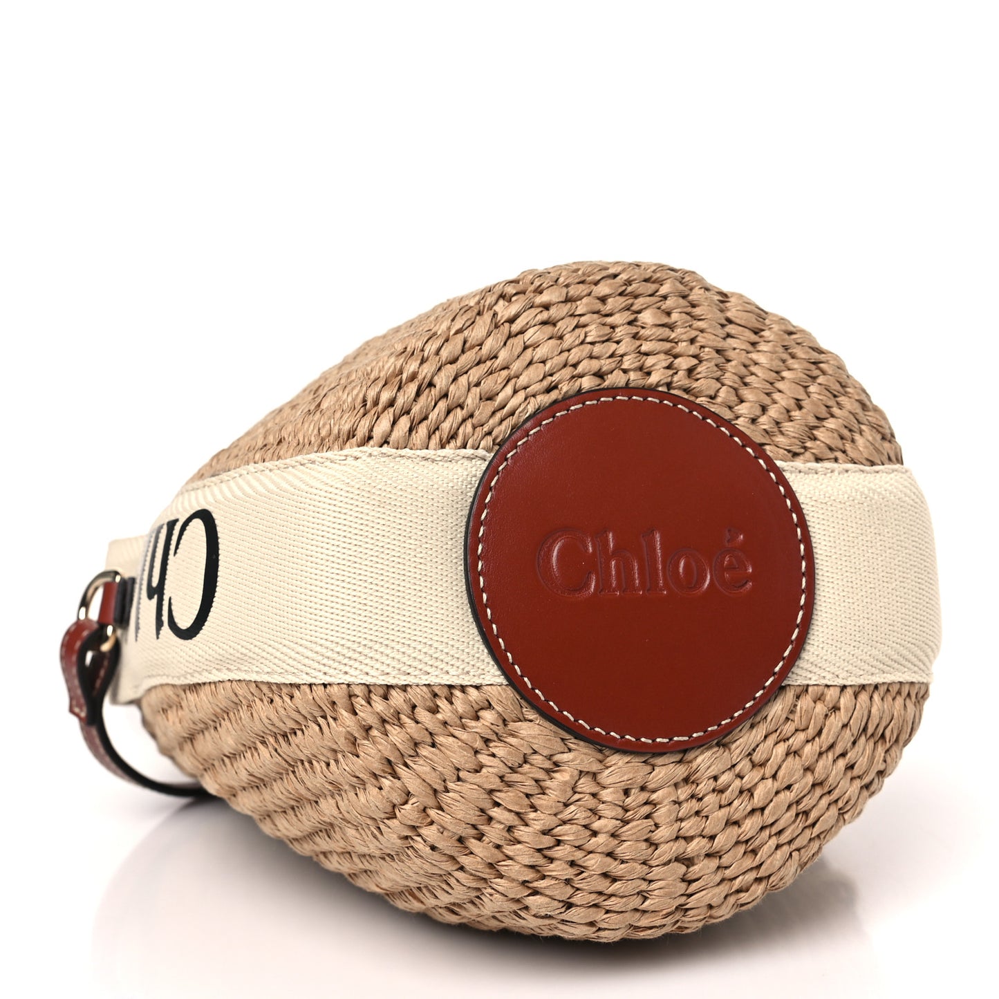 Natural Woven Fiber Small Woody Basket
