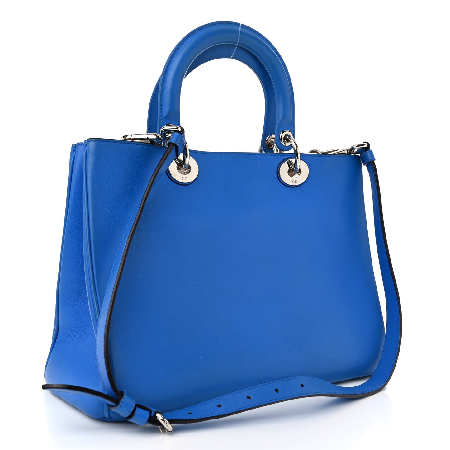 Smooth Calfskin Medium Diorissimo Tote Bleu Nosy Rose Tendre