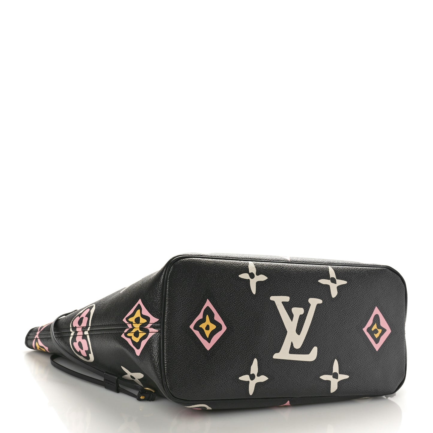 Monogram Giant Wild at Heart Neverfull MM Black