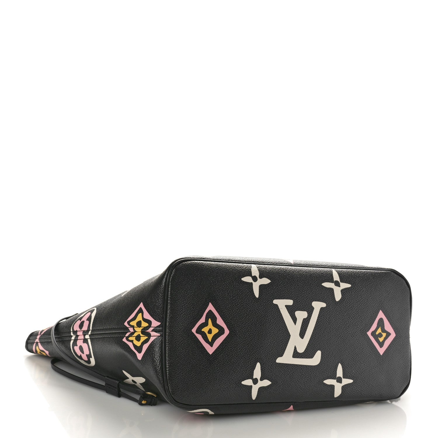 Louis Vuitton Monogram Giant Wild at Heart Neverfull MM Black 5 of 10