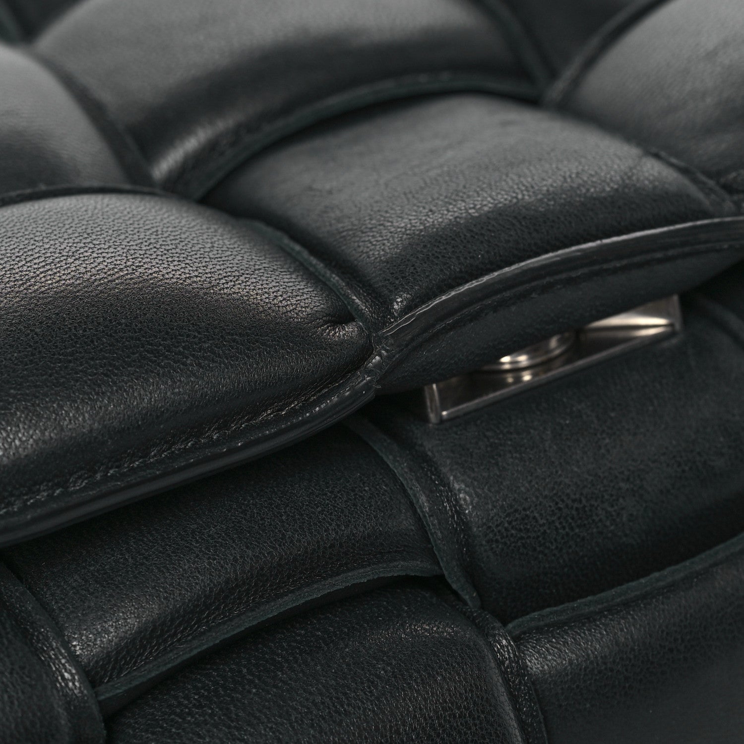 Bottega Veneta Nappa Maxi Intreccio Padded Cassette Crossbody Bag Black 10 of 15