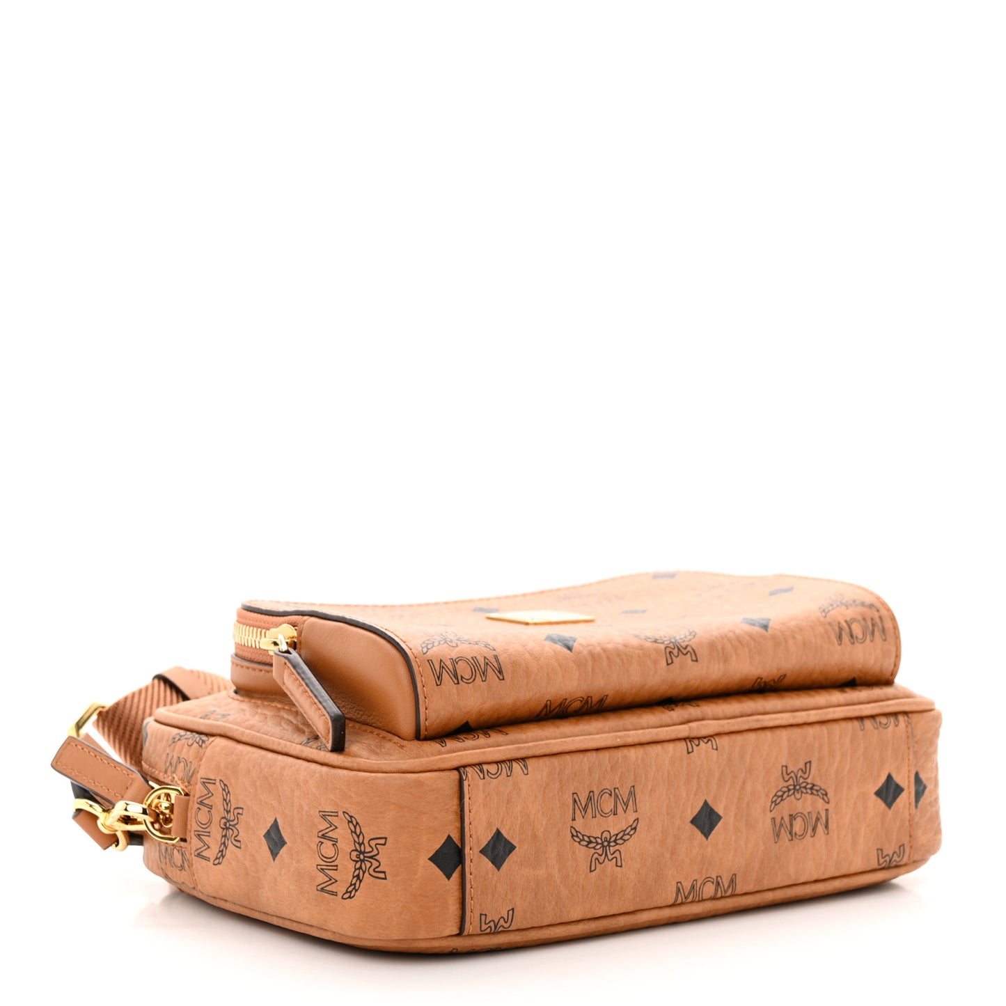 Visetos Klassik Crossbody Bag Cognac