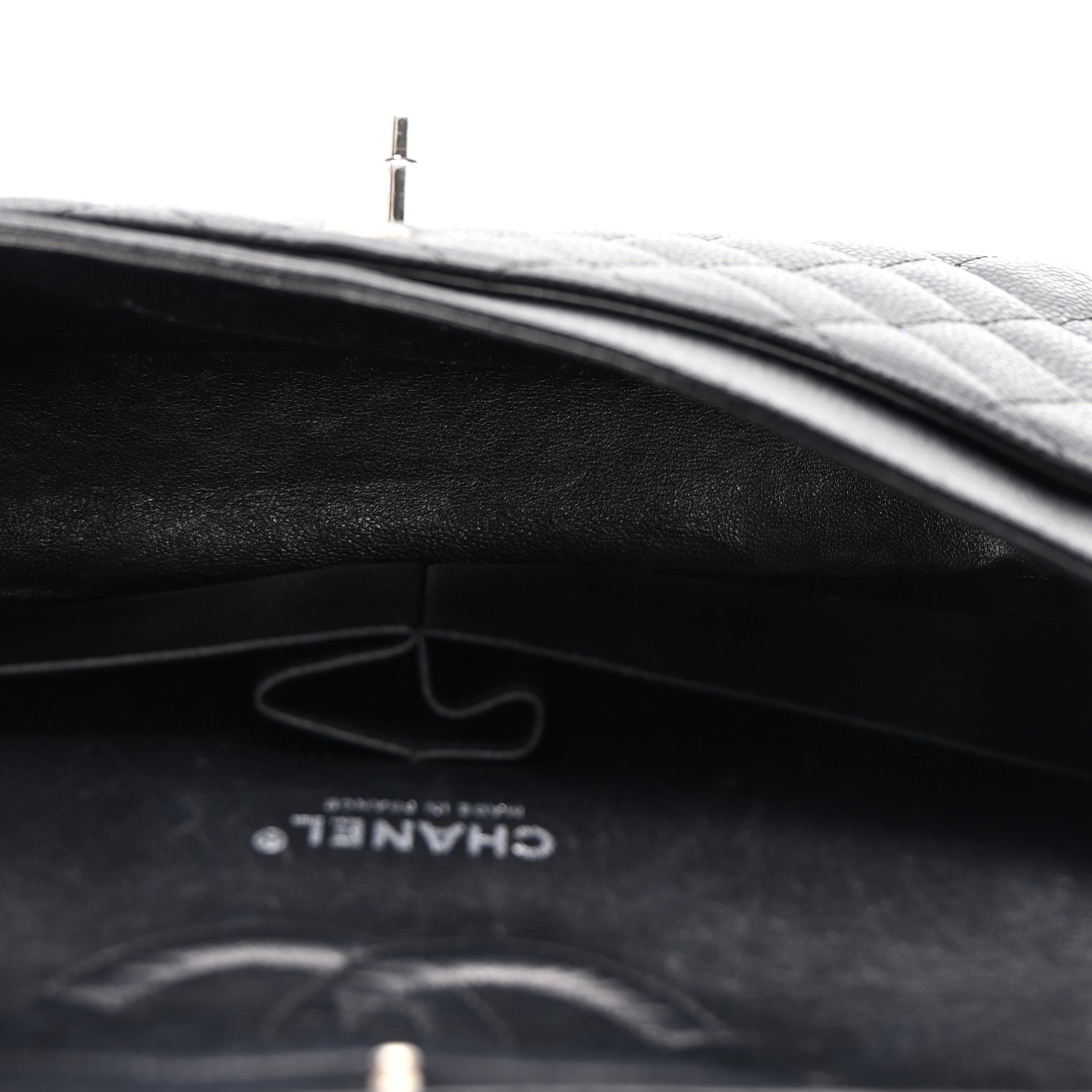 Chanel Caviar Quilted Medium Double Flap Black 5 of 10