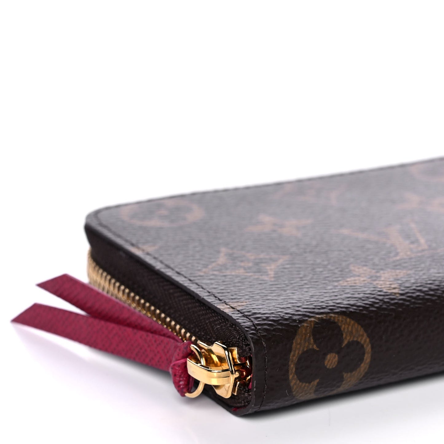 Monogram Clemence Wallet Fuchsia