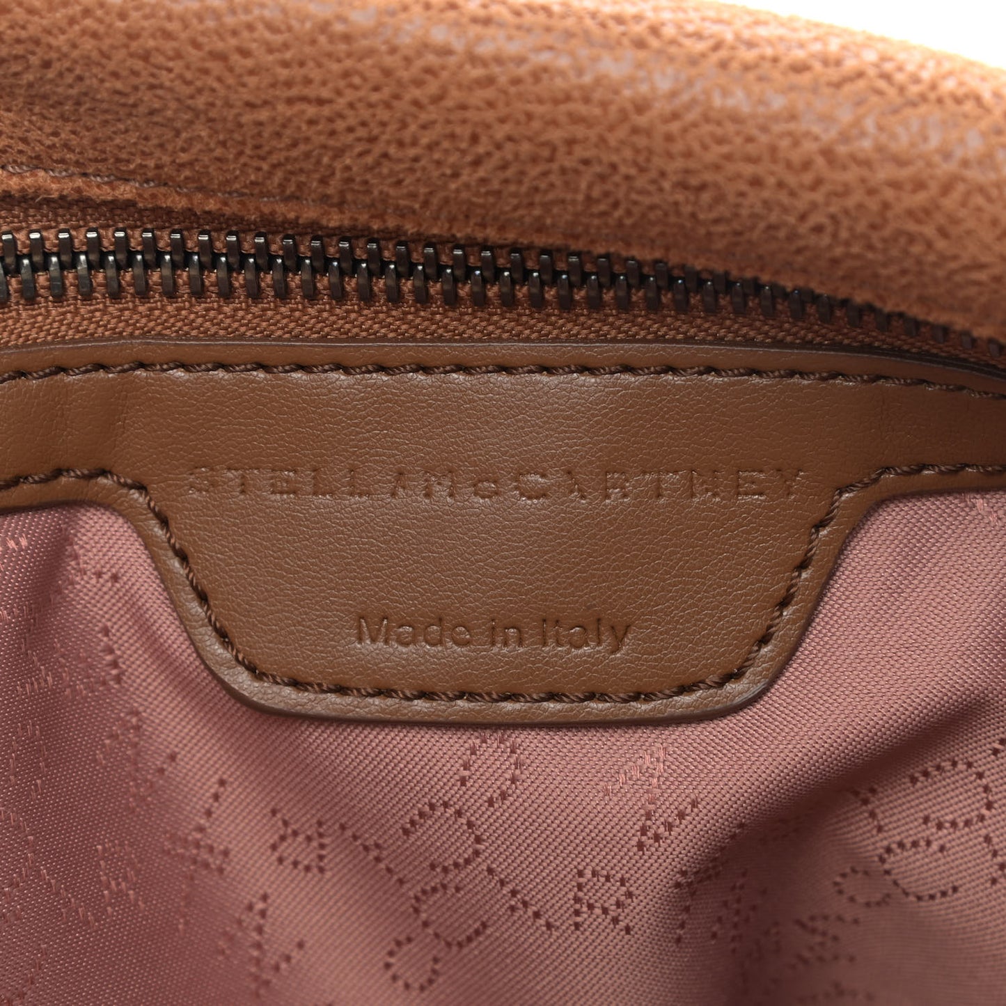 Eco Suede Fringe Small Falabella Tote Tan