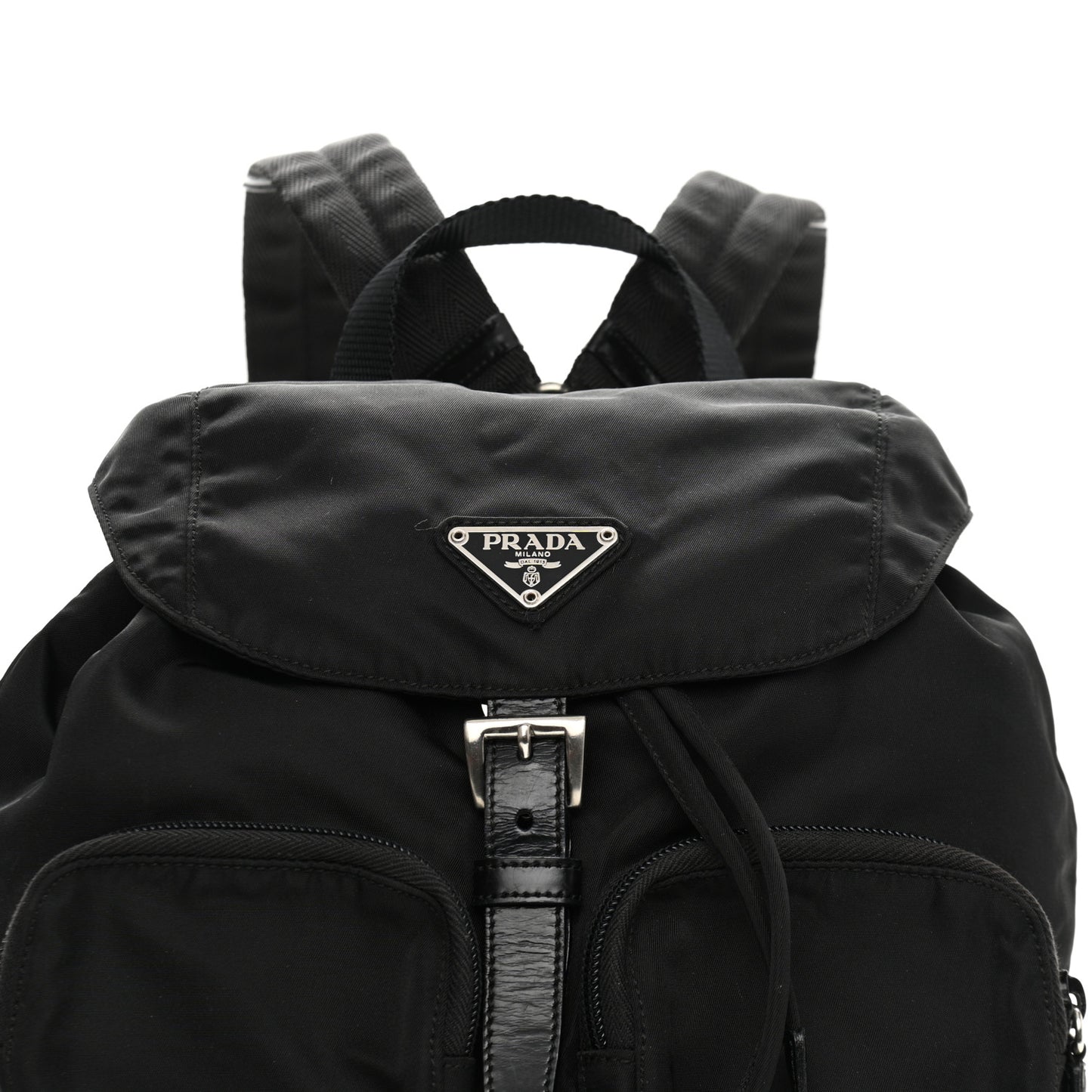 PRADA Tessuto Nylon Small Backpack Black