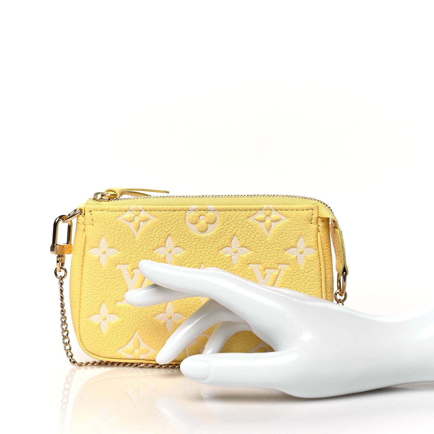 Empreinte Monogram Mini Pochette Accessories Lemon Curd Yellow