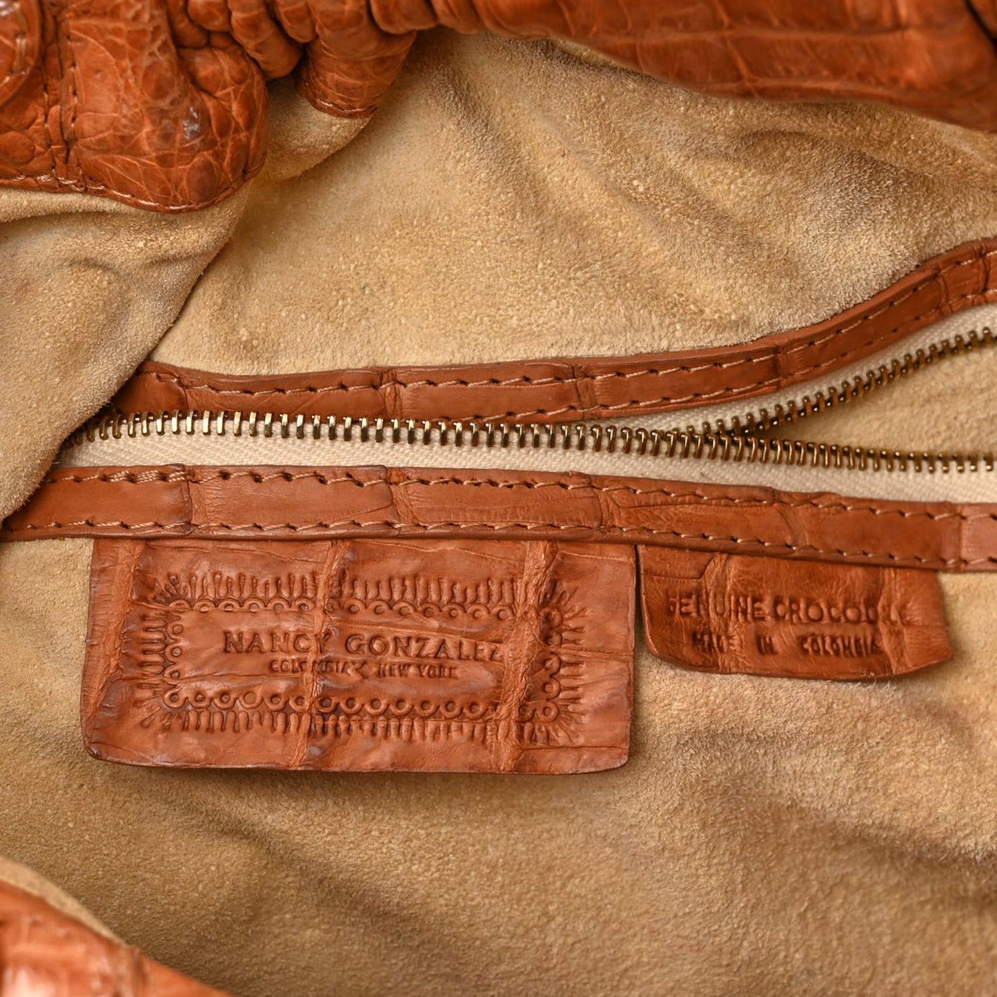Crocodile Knot Hobo Brown