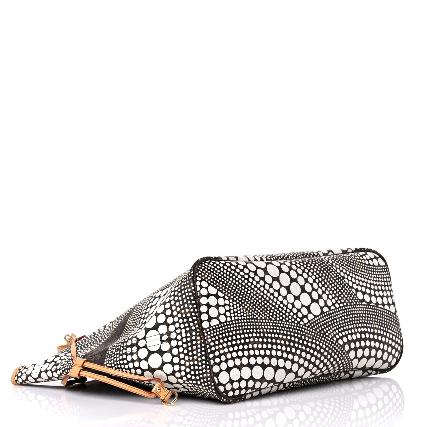 Monogram Kusama Waves Neverfull MM White
