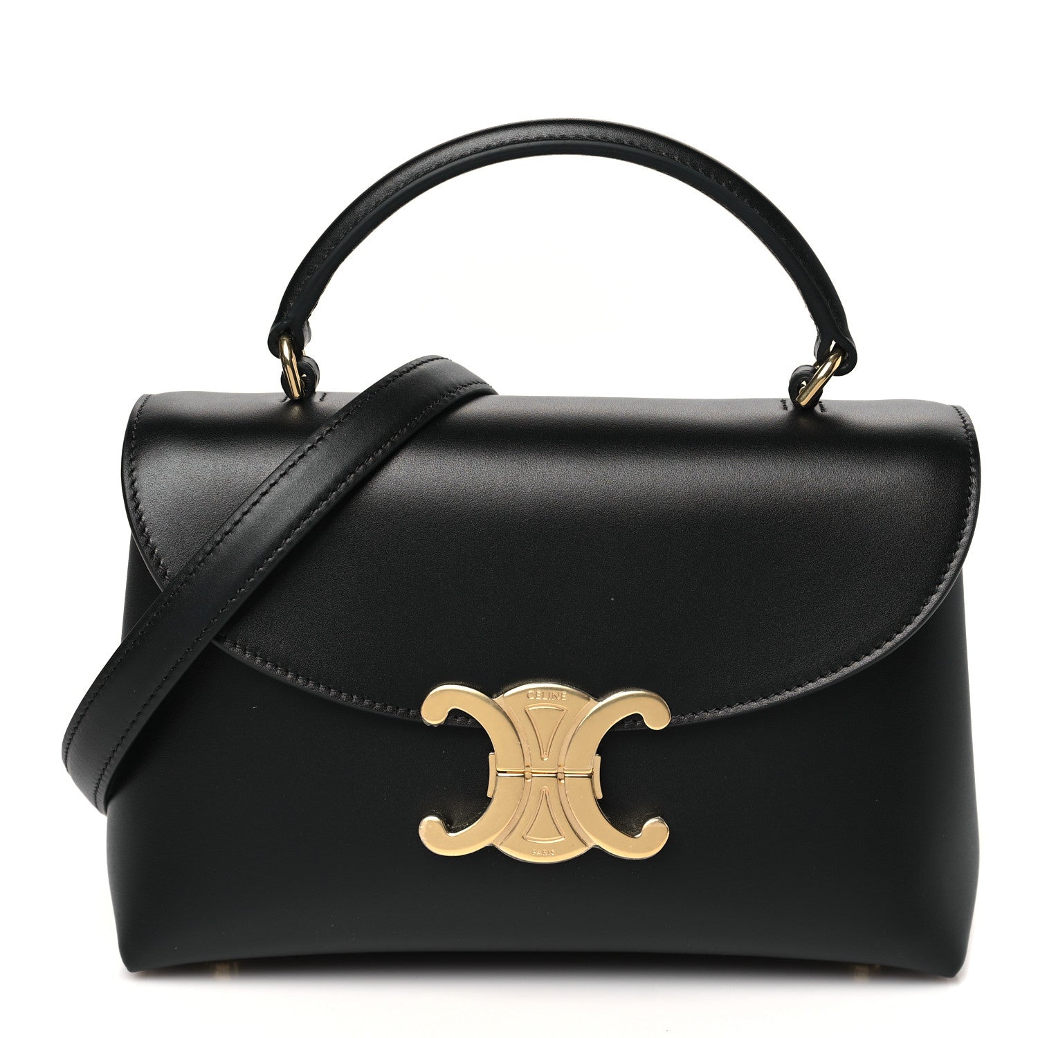 Celine Smooth Satinated Calfskin Teen Nino Black 1730665