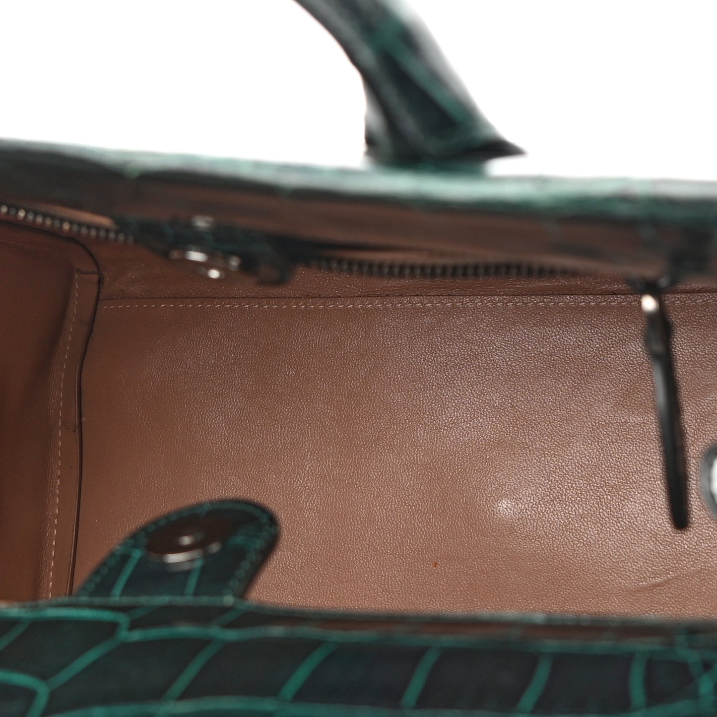Crocodile Structure Tote Bag Emerald City
