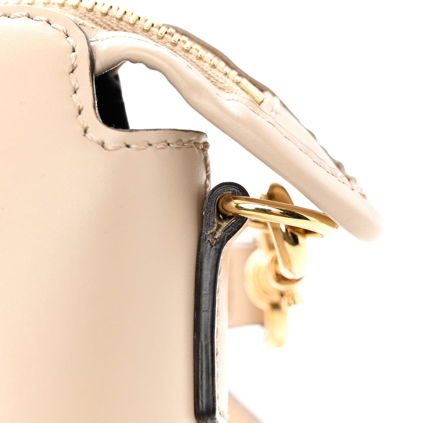 Vitello King Logo Embossed Mini By The Way Boston Bag Nuvola