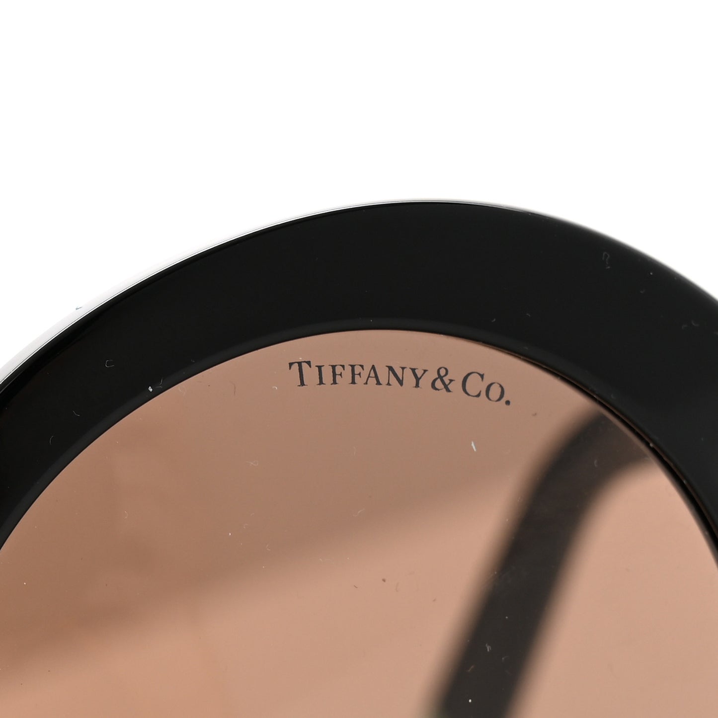 Acetate TF4201 Round Sunglasses Black Beige Blue
