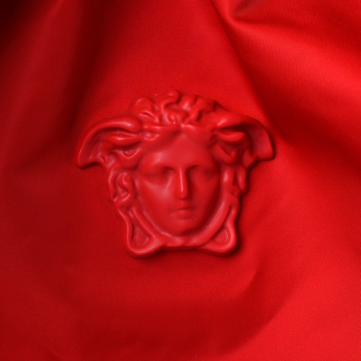 Nylon Medusa Drawstring Backpack Red
