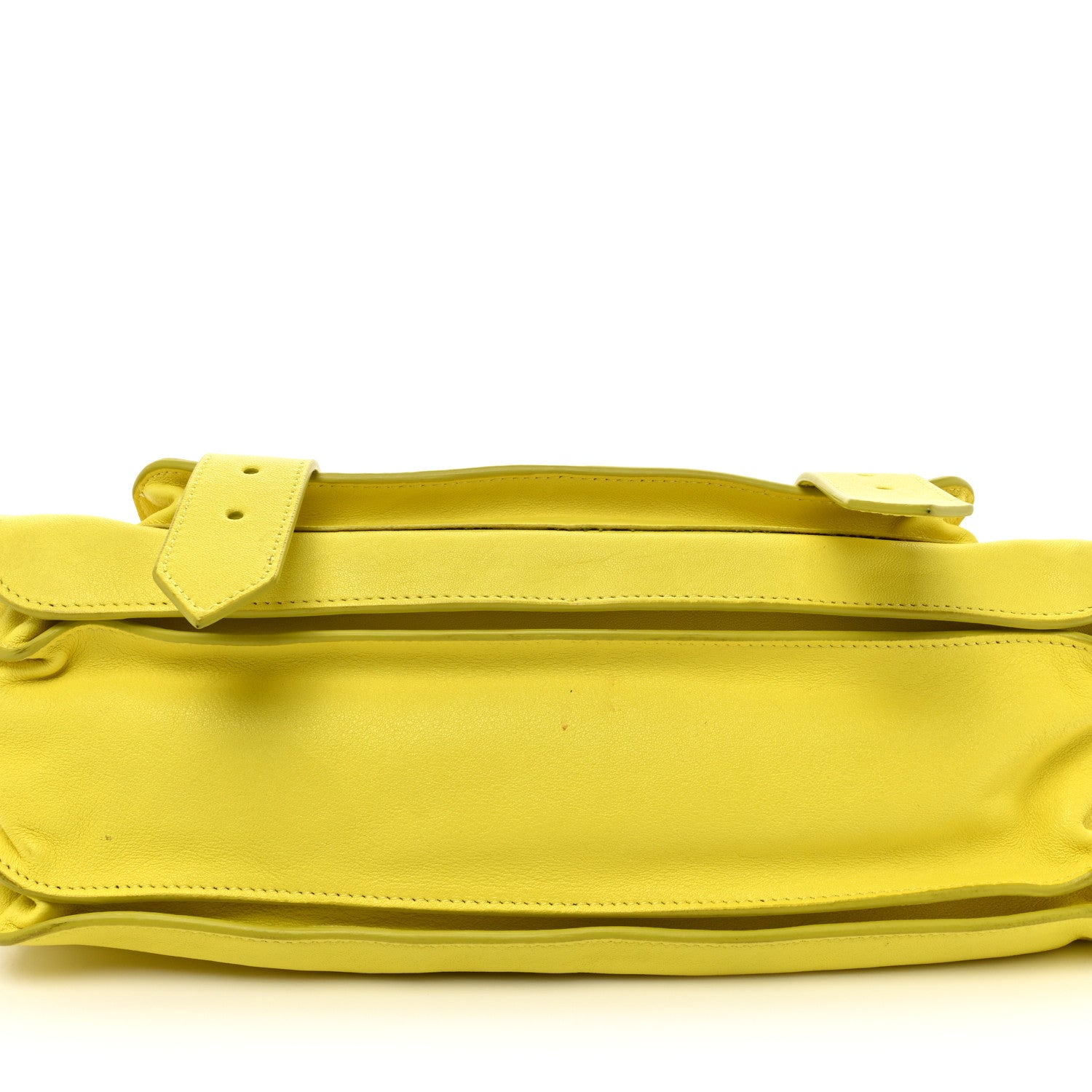 Proenza Schouler Lambskin Medium PS1 Satchel Citron 10 of 19