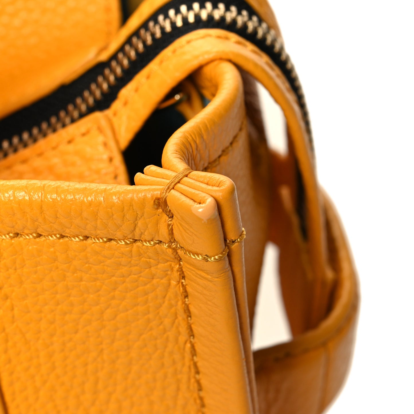 Grained Calfskin Small The Tote Bag Artisan Gold