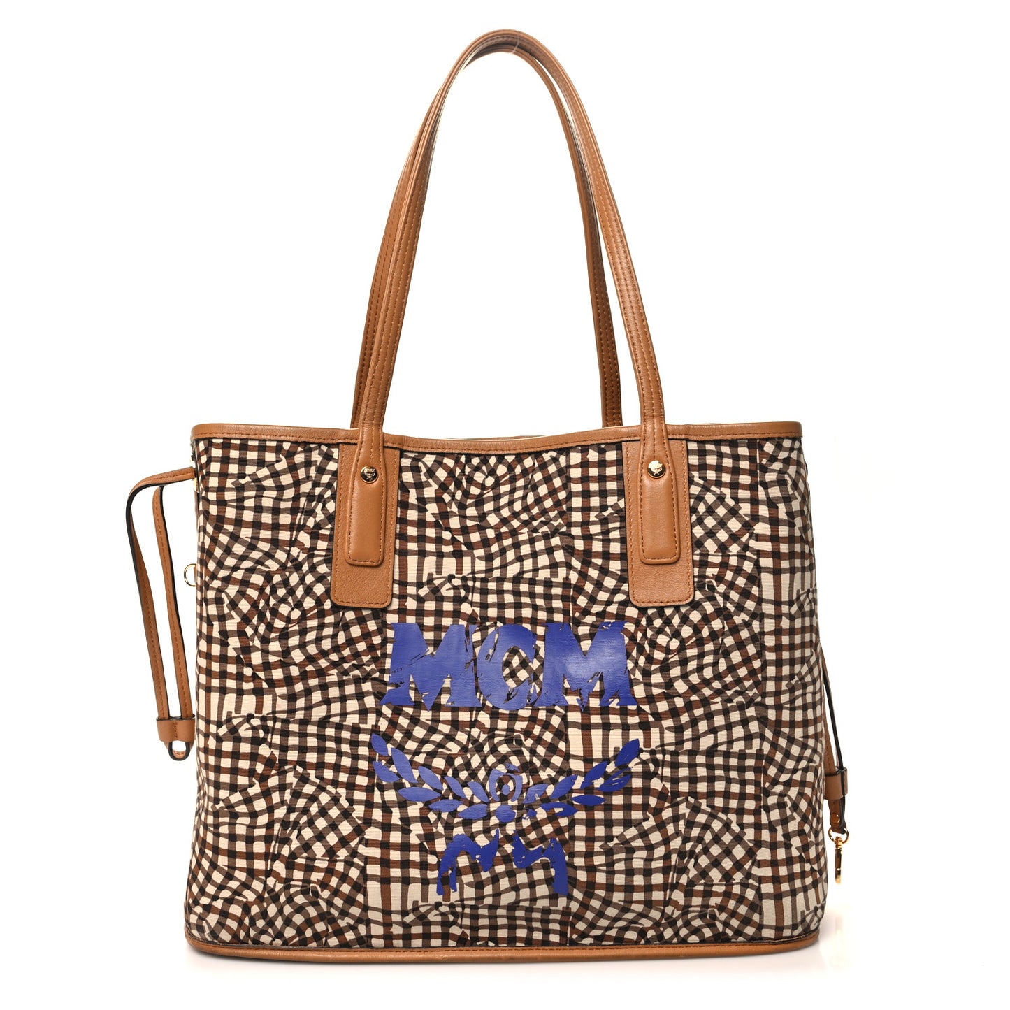 Visetos Medium Liz Reversible Shopper Tote Cognac