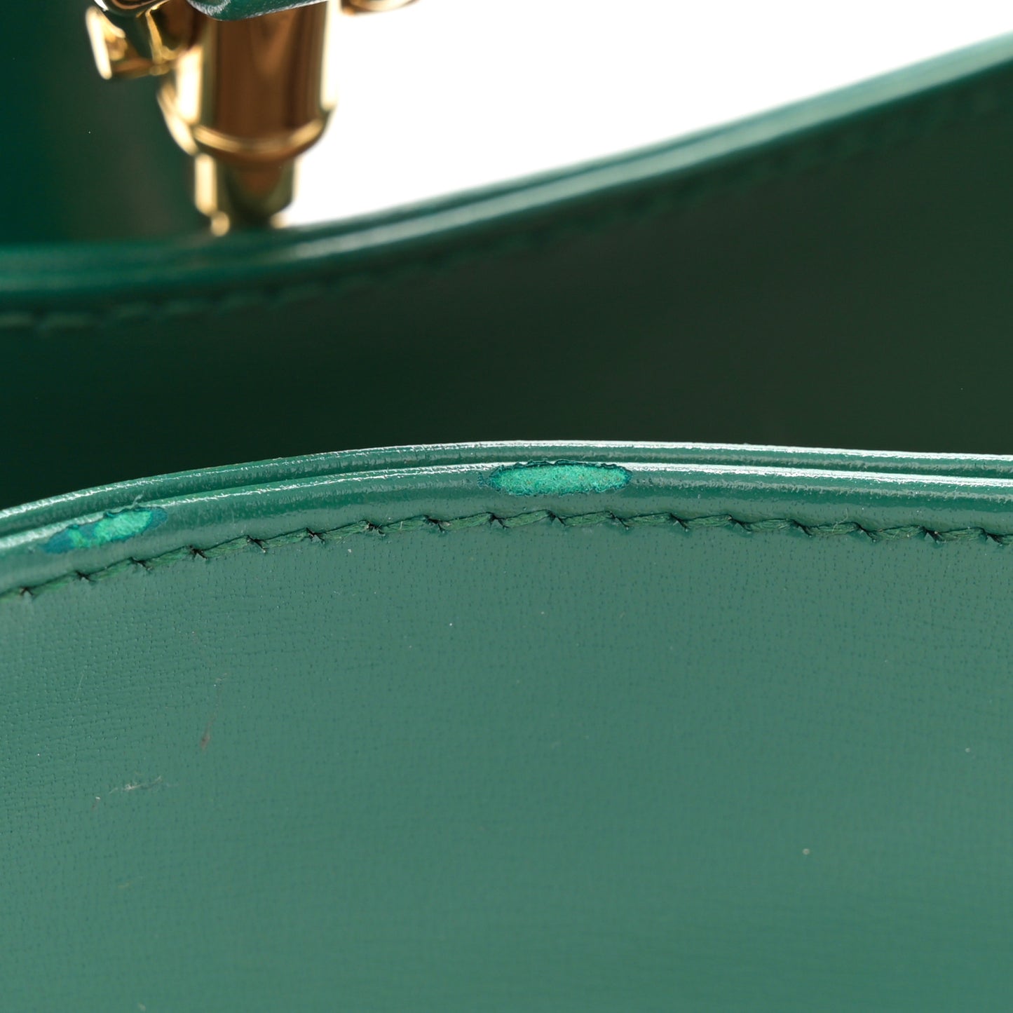 Boarded Dyana Lux Calfskin Small Jackie 1961 Hobo Emerald