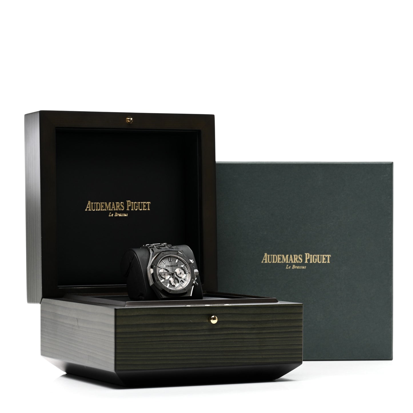 Stainless Steel 38mm Royal Oak Chronograph Automatic Watch Grey 26715ST.OO.1356ST.02
