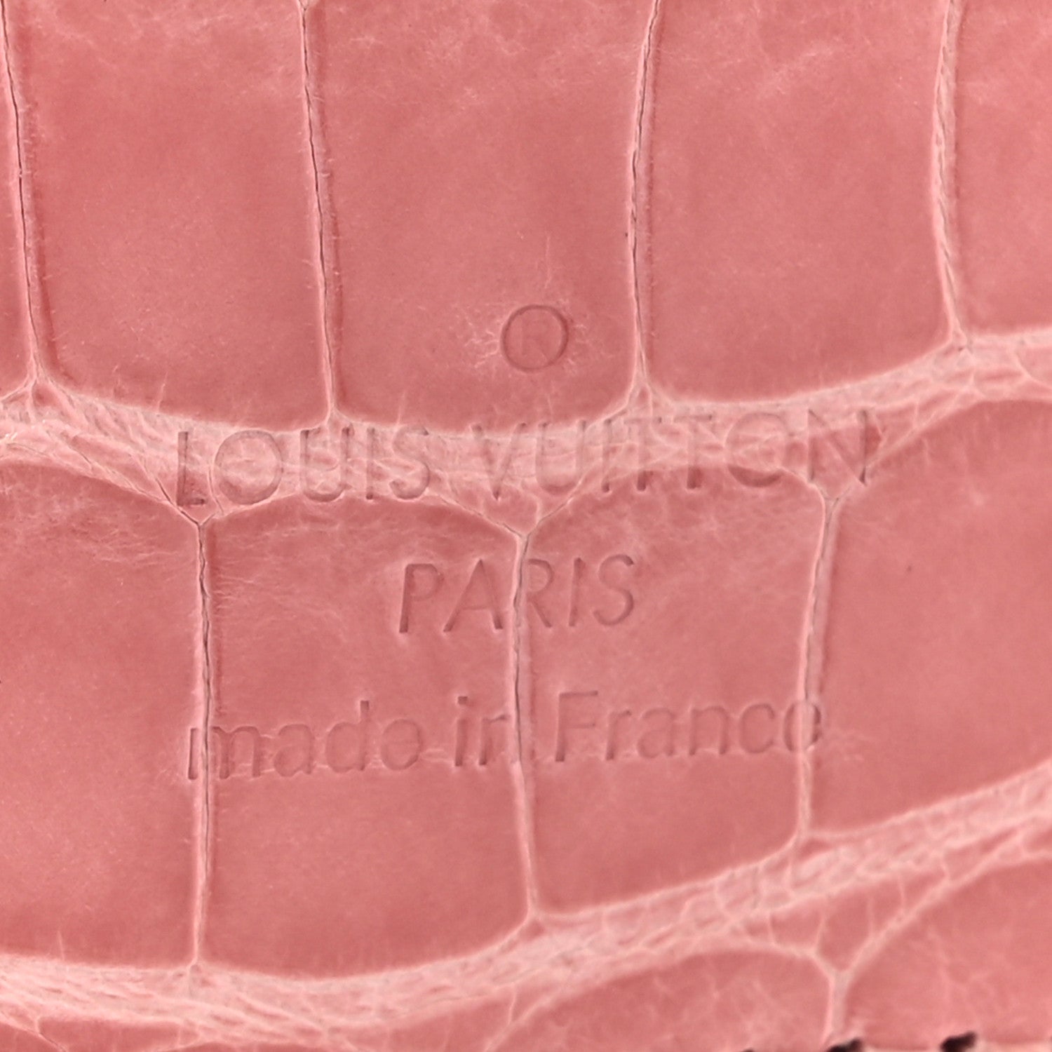 Louis Vuitton Alligator Bag Charm Key Holder Pink 3 of 5