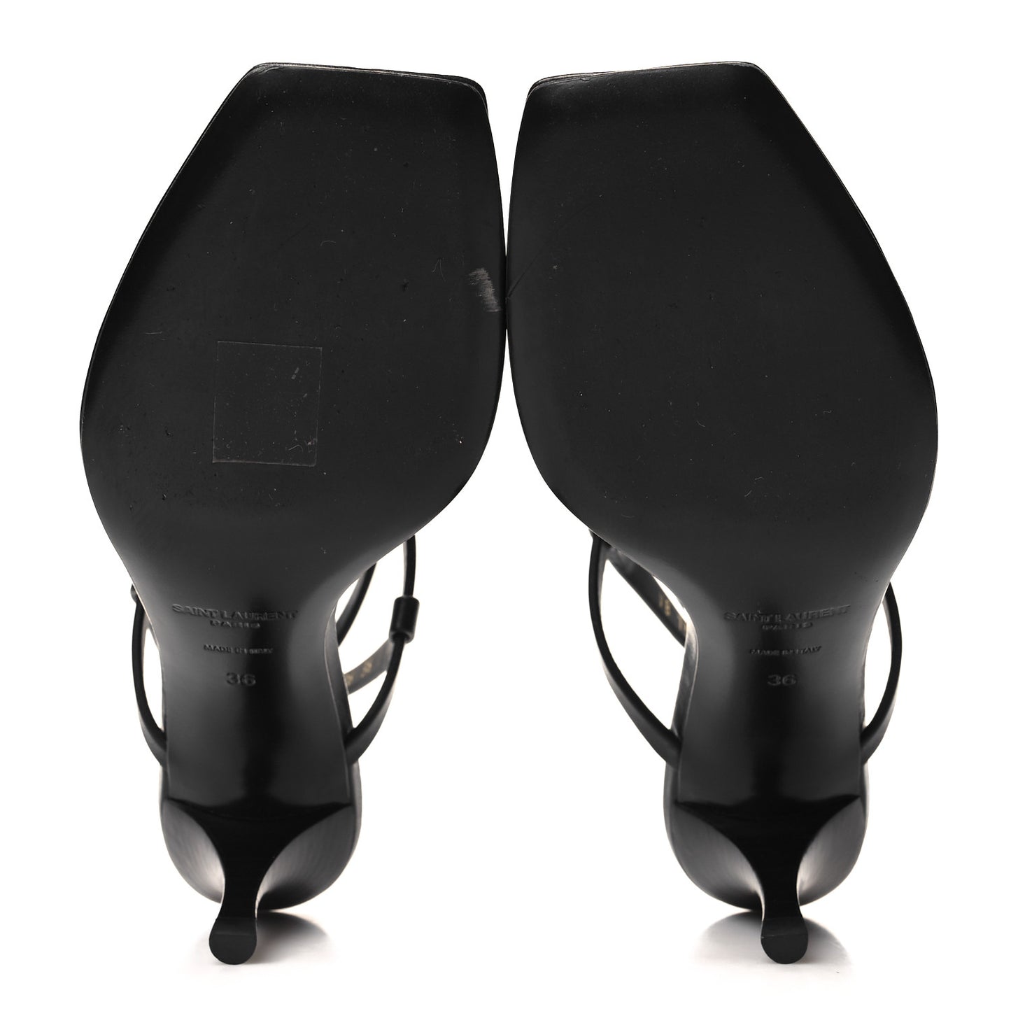 Calfskin Cassandra 60 Sandals 36 Black