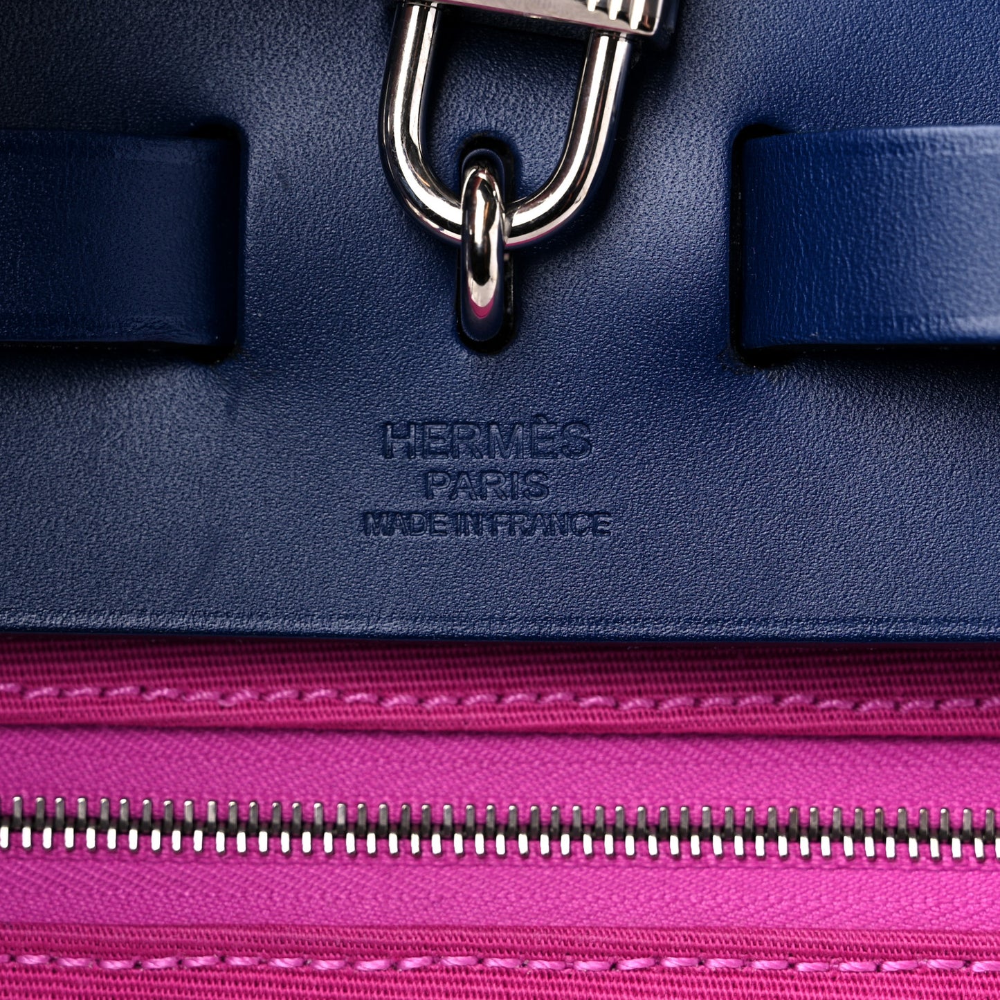 Vache Hunter Toile Herbag Zip 31 PM Magnolia Bleu Saphir