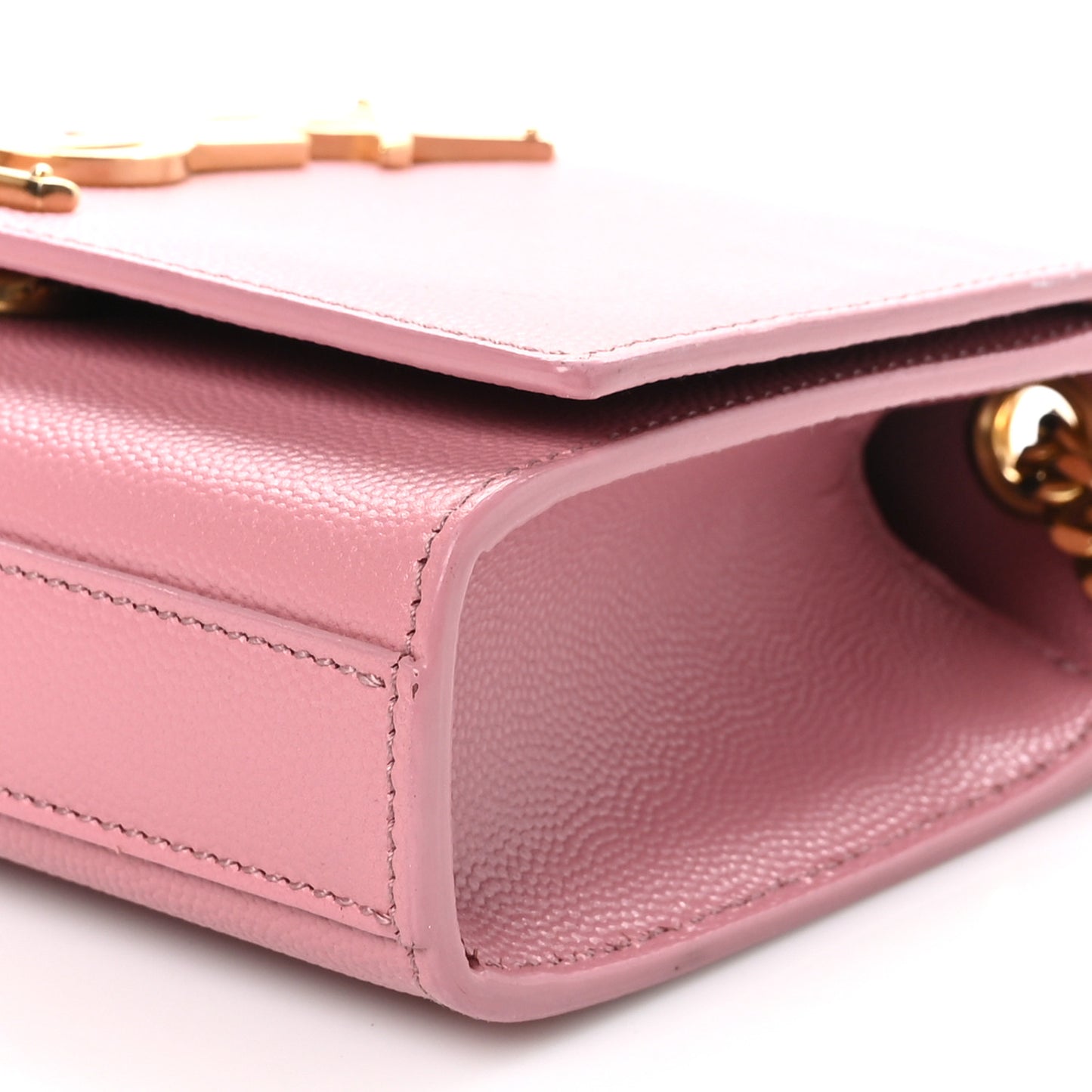 Grain De Poudre Small Classic Monogram Kate Satchel Old Rose