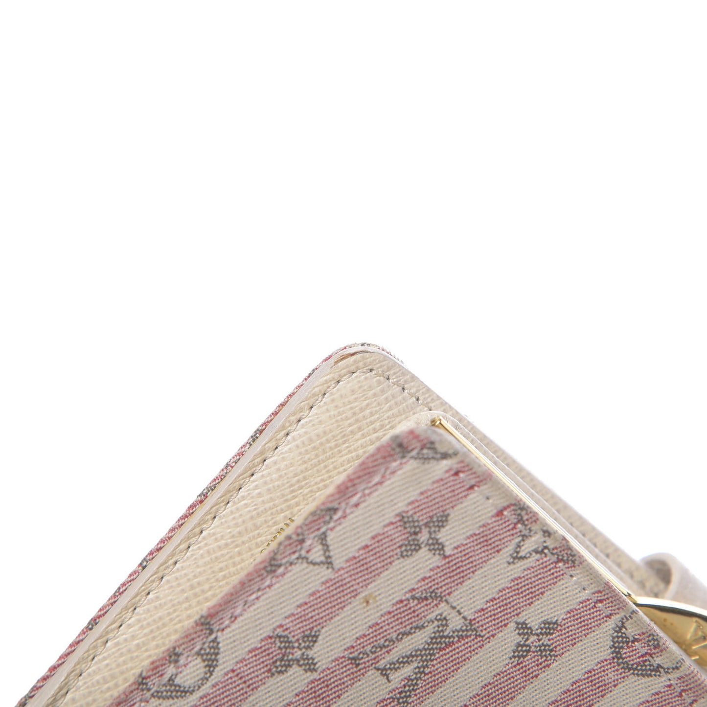 Mini Lin Croisette French Purse Wallet Rouge