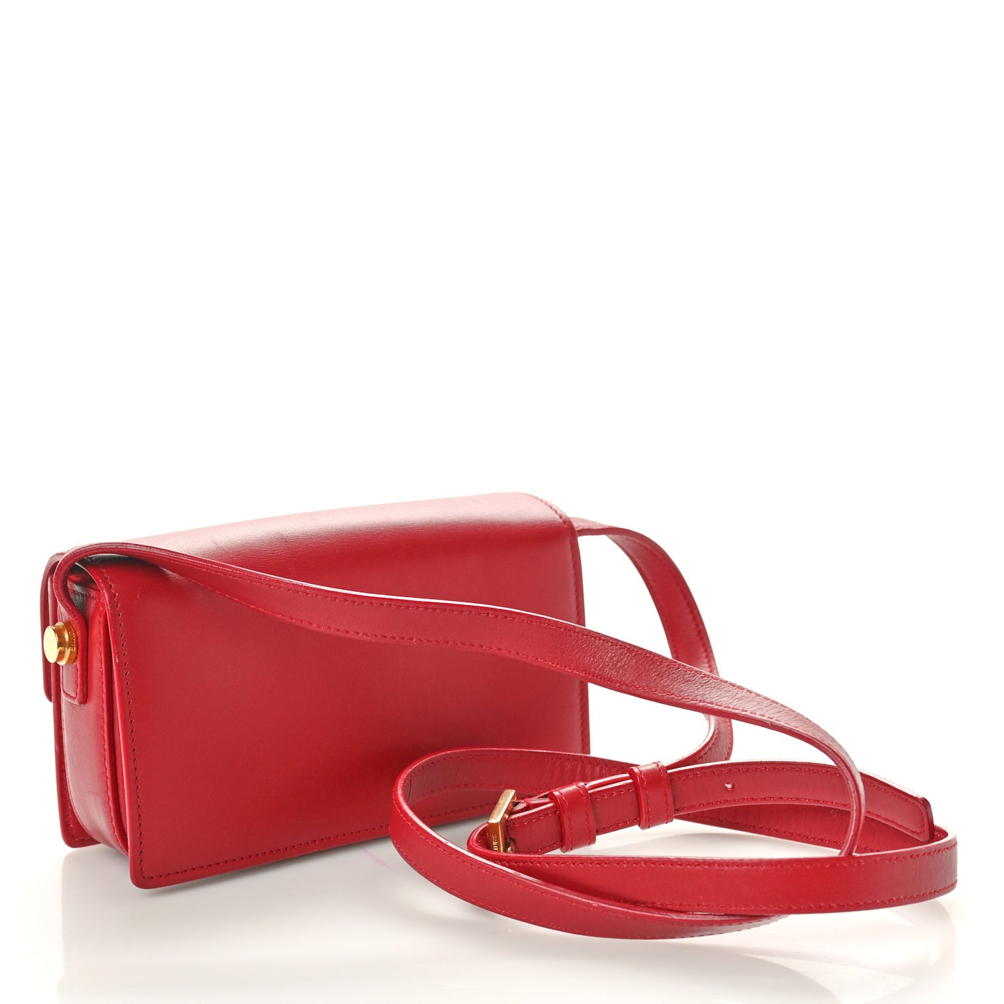 Calfskin Small Classic Lulu Bag Red