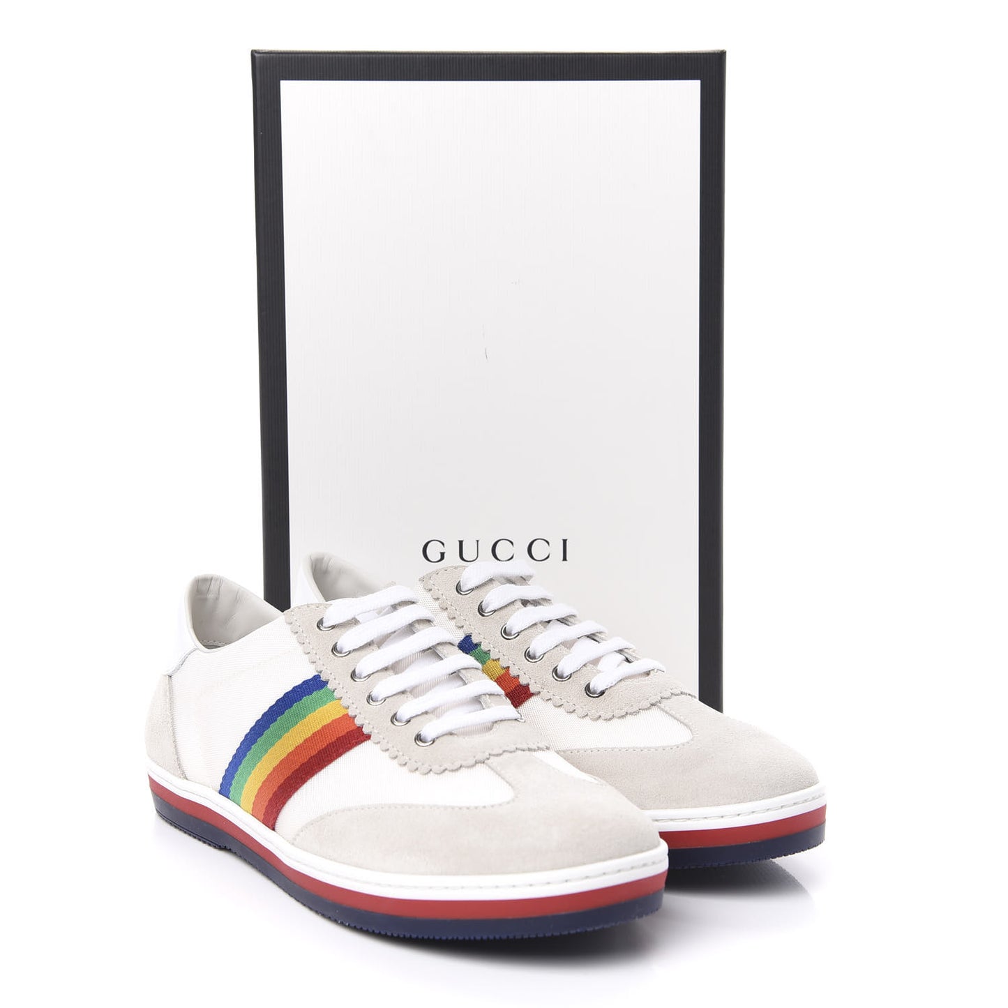 Suede Rainbow Womens G74 Sneakers 37 White