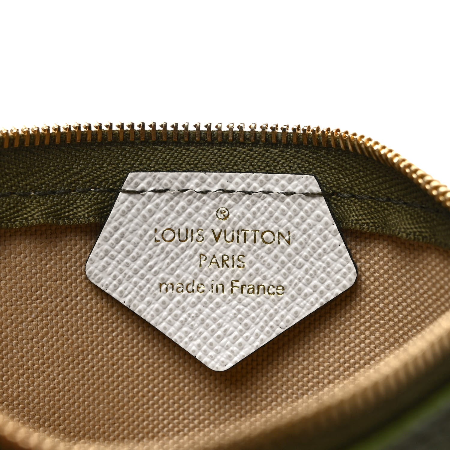 Louis Vuitton Monogram Giant Micro Pochette Accessories Kaki White 6 of 6
