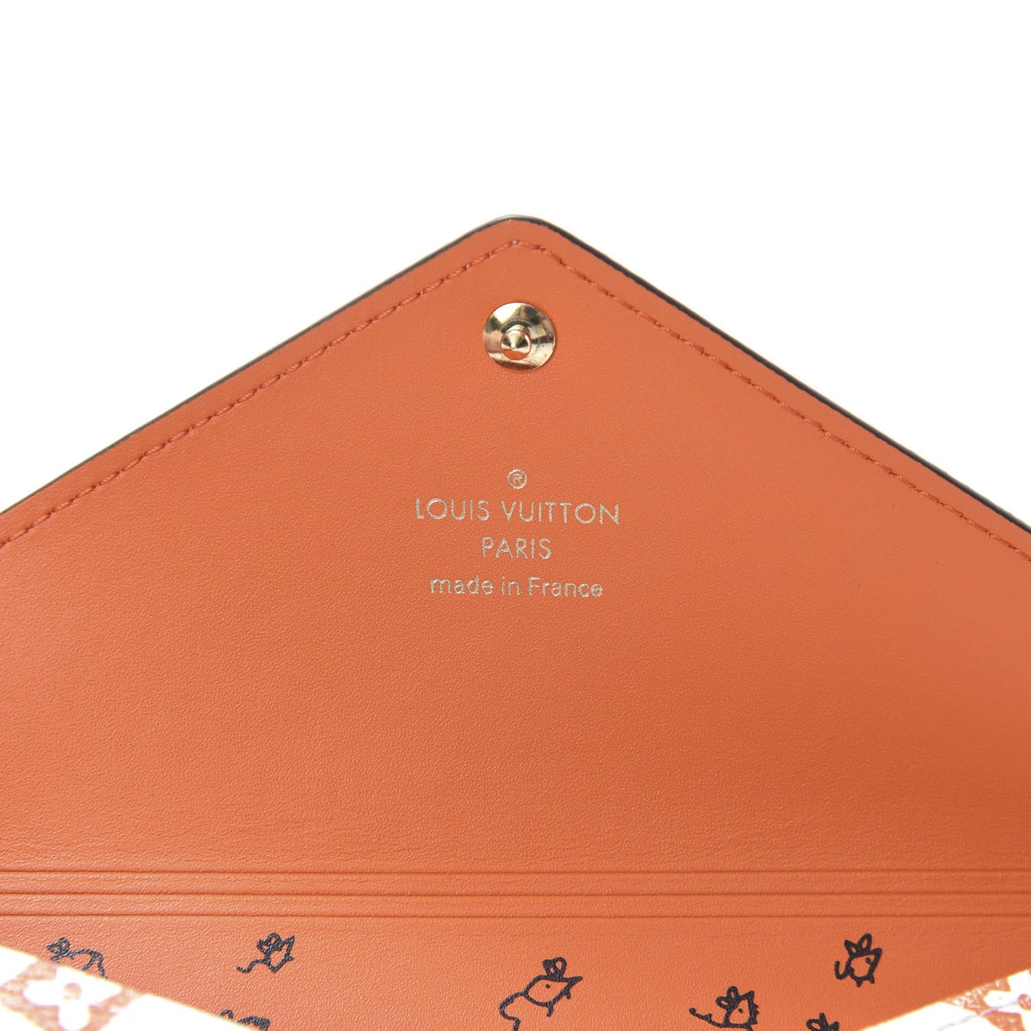 Catogram Medium Kirigami Pochette White