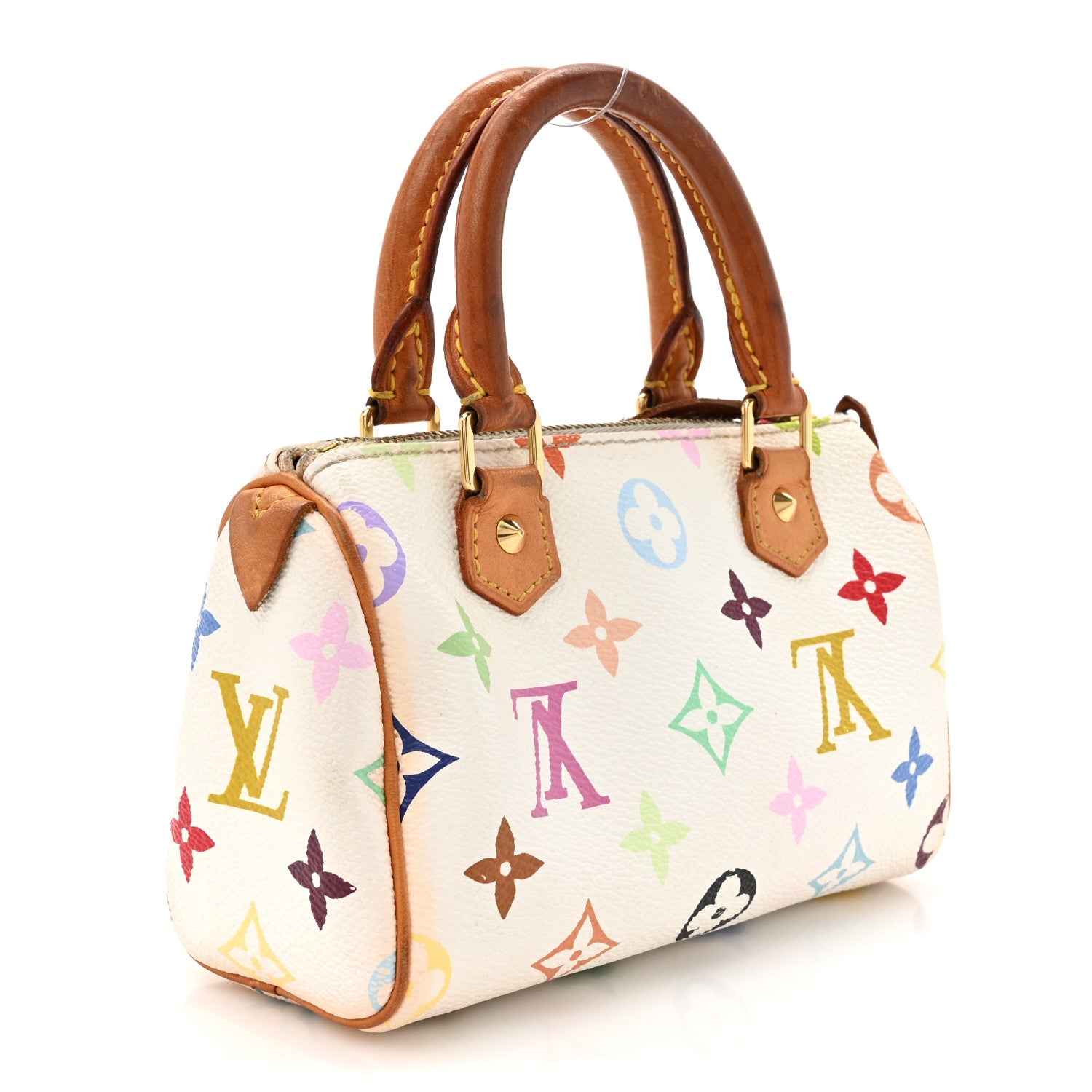 Louis Vuitton Monogram Multicolor Mini Sac HL Speedy White 3 of 19