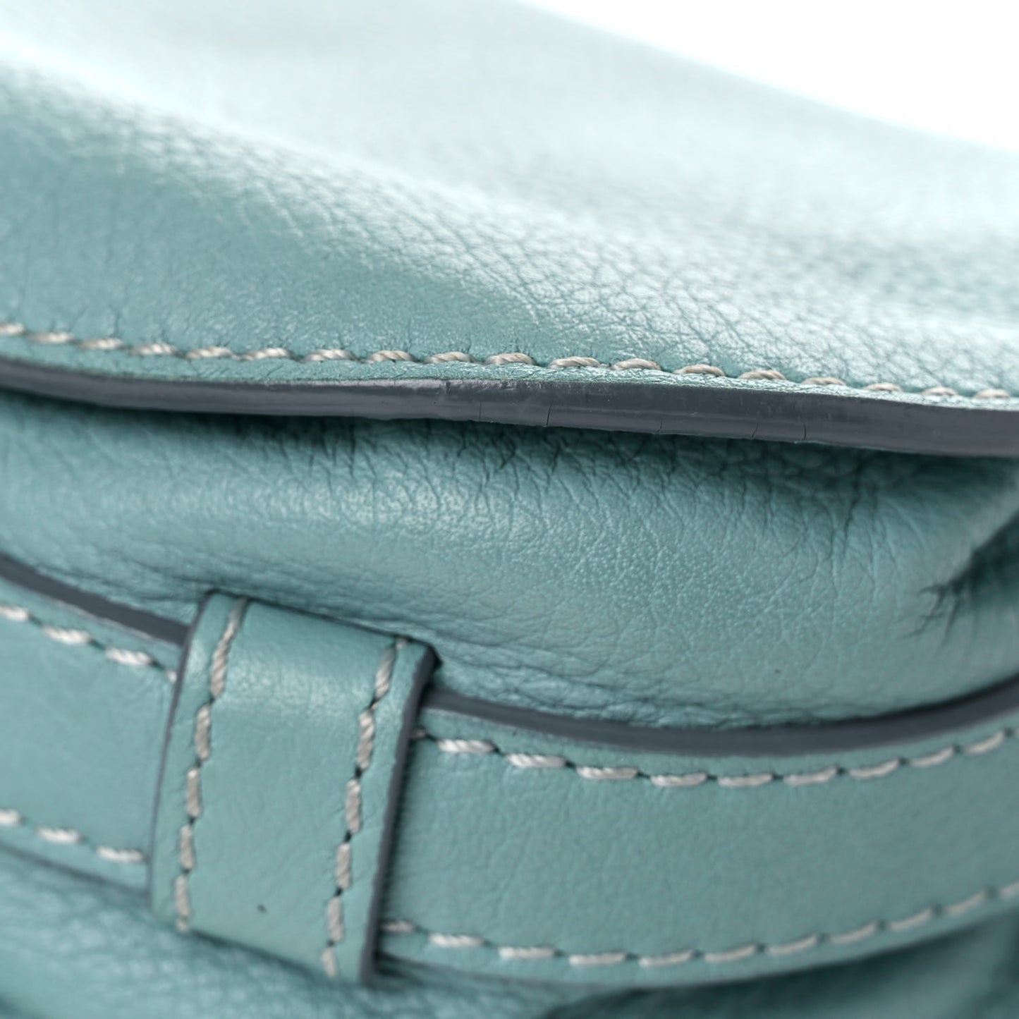 Calfskin Mini Marcie Round Crossbody Bag Fresh Mint