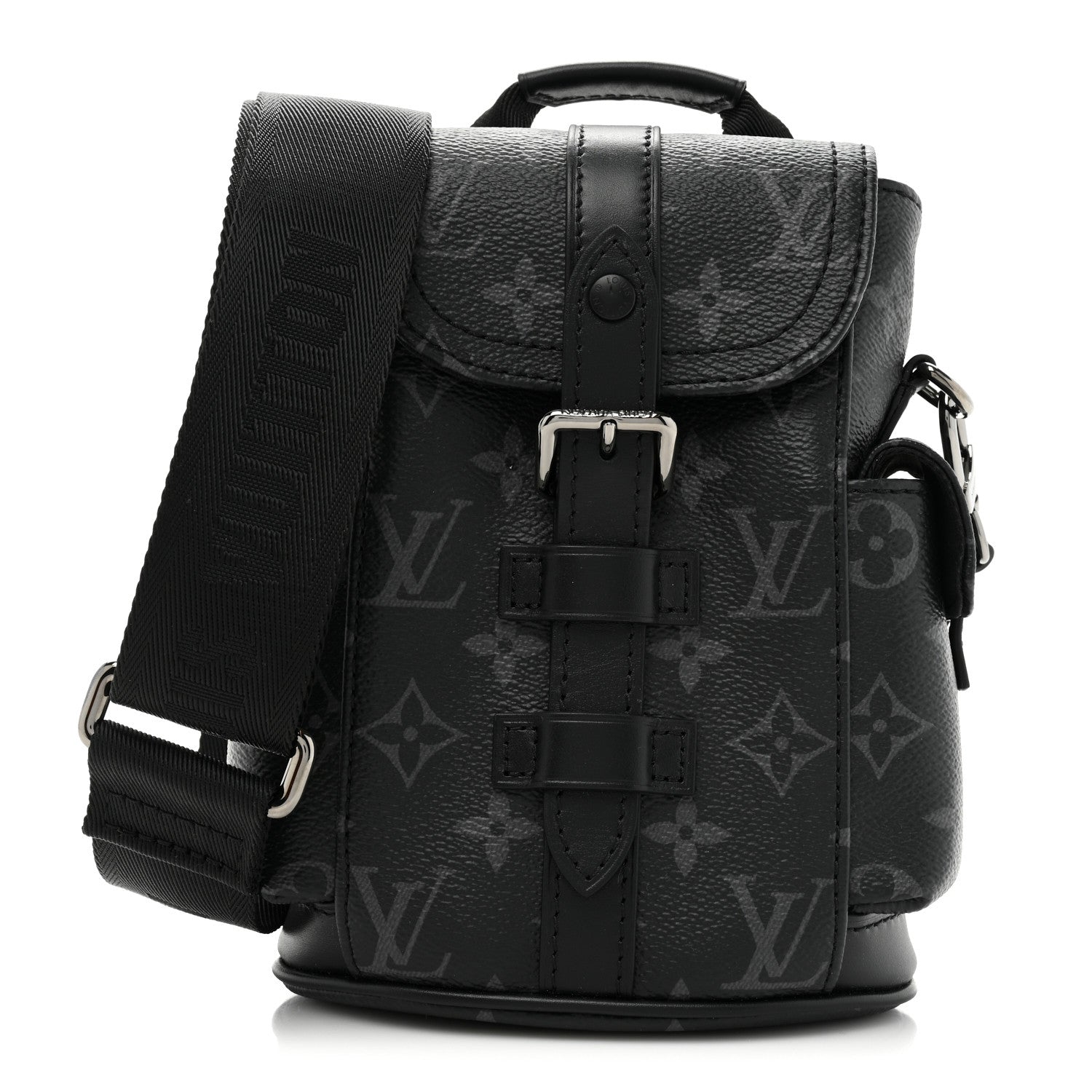 Louis Vuitton Monogram Eclipse Nano Christopher Backpack Black 1347977 – FASHIONPHILE