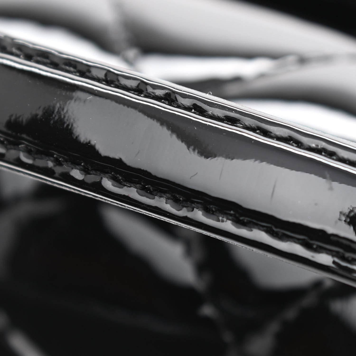 Chanel Patent Quilted Small School Memory Top Handle Flap Black 13 of 13