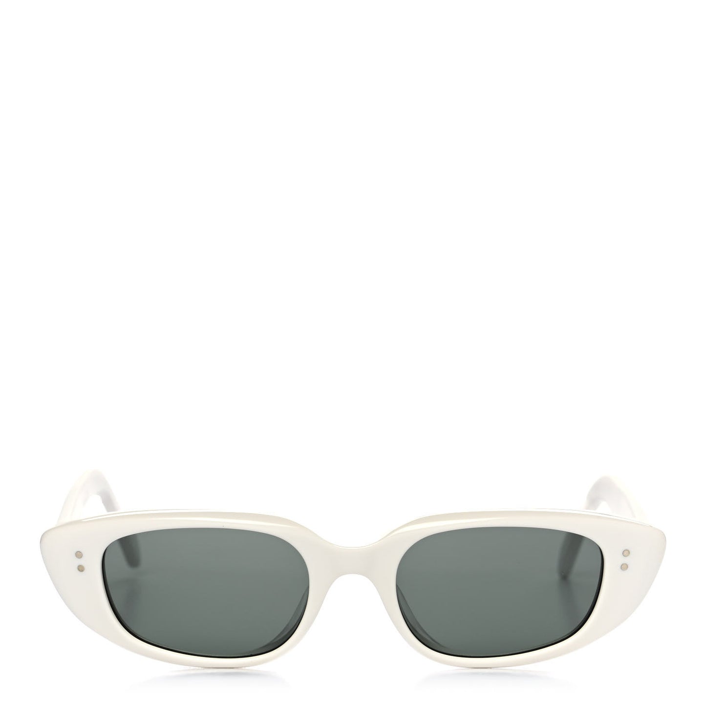 Acetate Cat Eye Sunglasses CL40095U White
