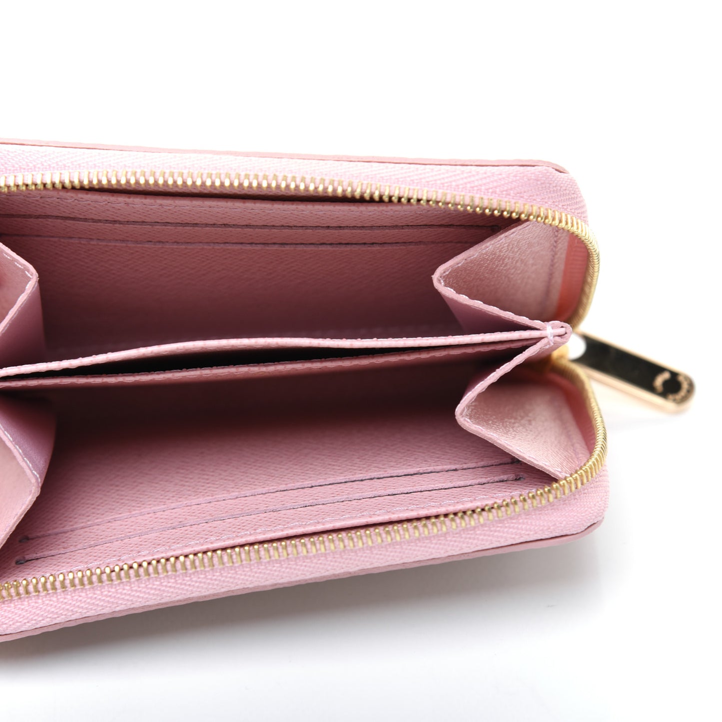 Damier Azur Zippy Coin Purse Rose Ballerine