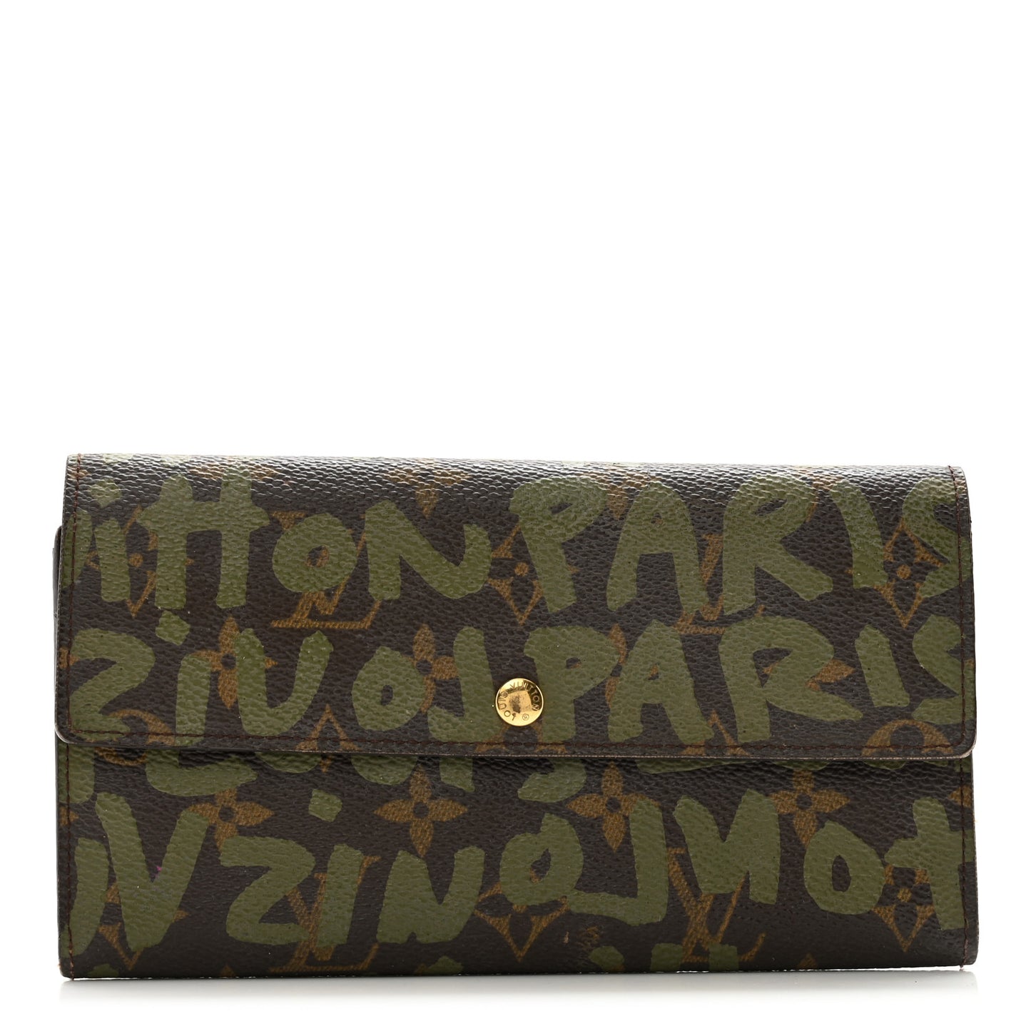 Monogram Graffiti Porte-Monnaie Wallet Kaki