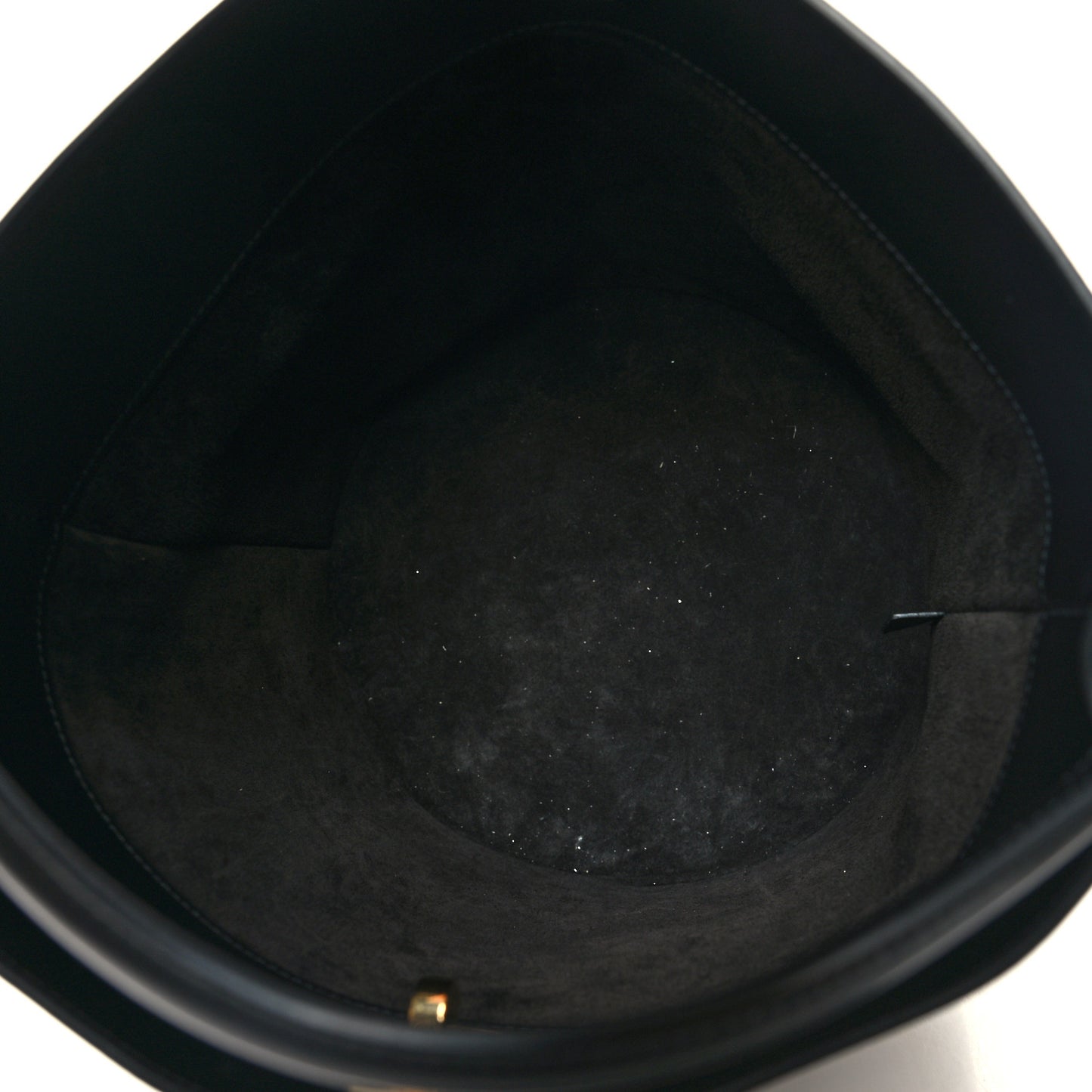 Smooth Calfskin Bucket 16 Bag Black