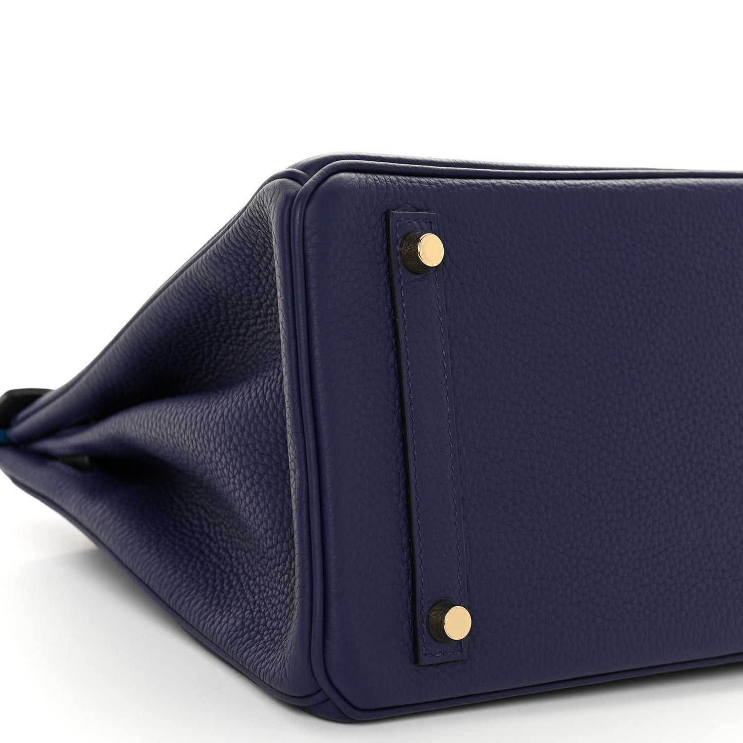 Taurillon Clemence Sombrero Birkin 30 Bleu Encre Bleu Obscur
