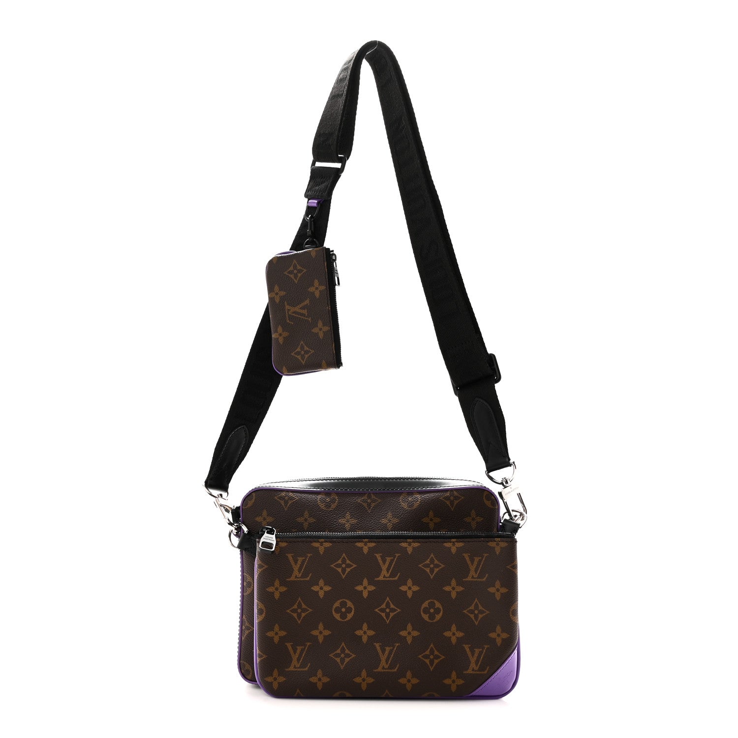 Louis Vuitton Monogram Macassar Trio Messenger Purple 1921915