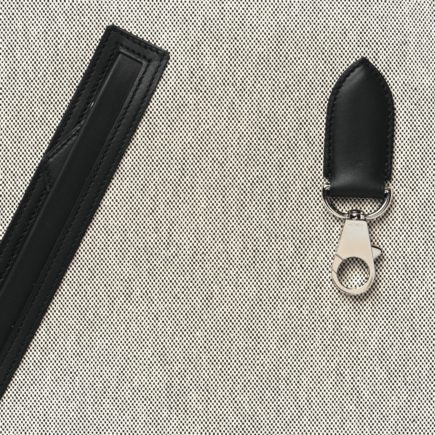 Hermes Canvas Swift Arcon Ecru Black 8 of 11
