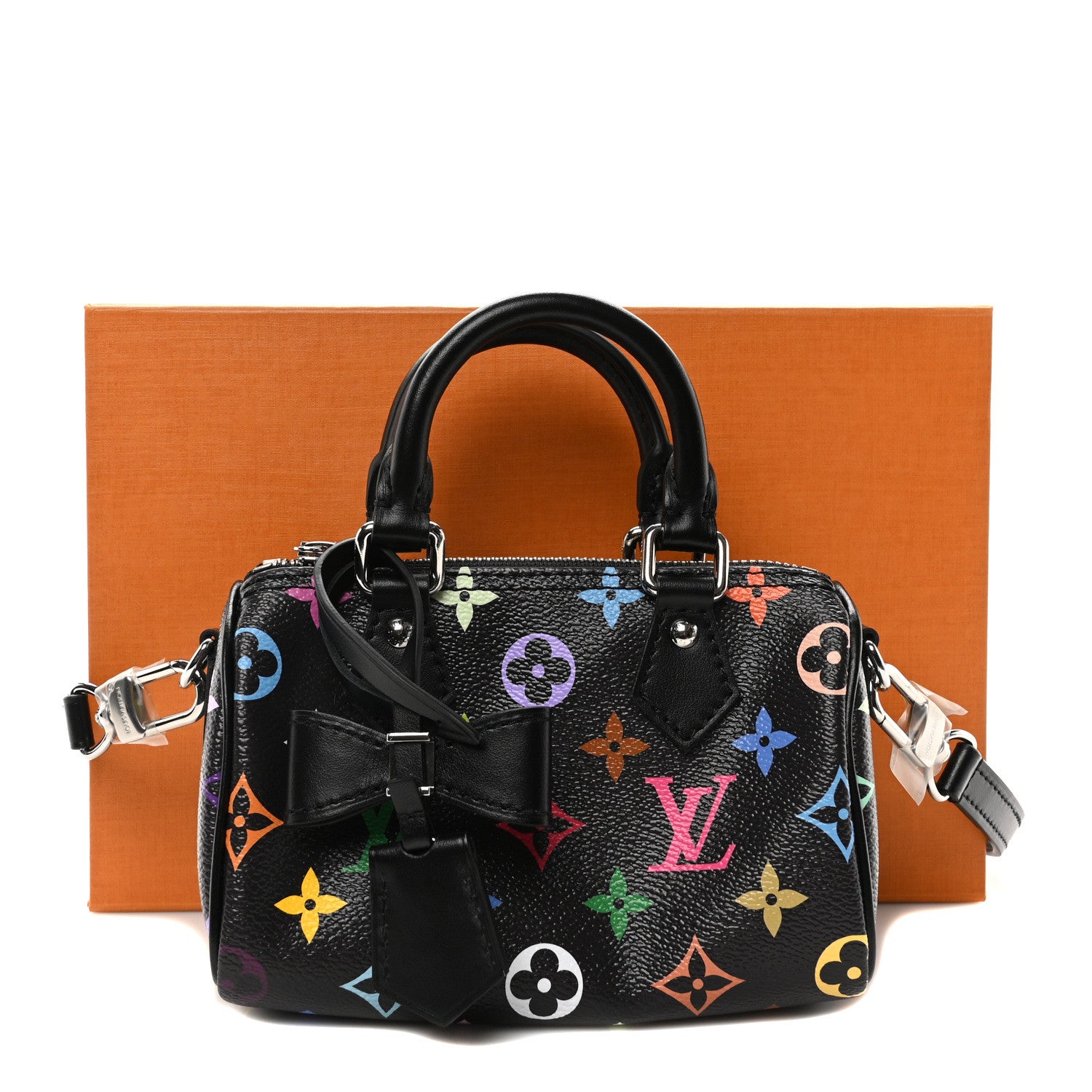 Louis Vuitton LV X TM Monogram Multicolor Nano Speedy Black 10 of 10