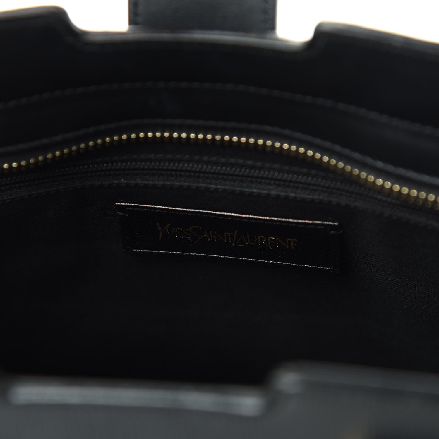 Saint Laurent Textured Calfskin Small Classic Y Cabas Black 8 of 10