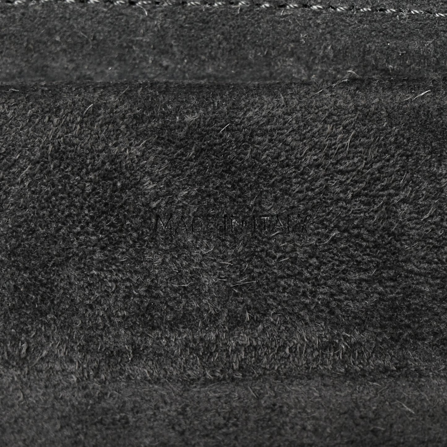 Grained Calfskin Micro Belt Bag Grey