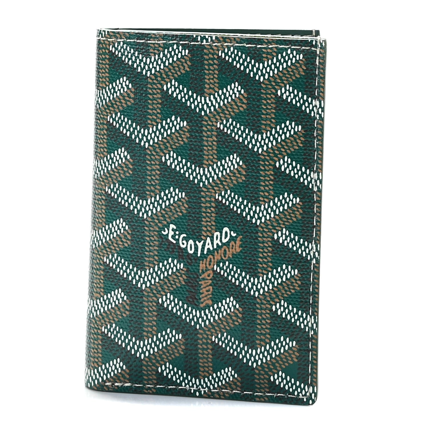 Goyard Goyardine Saint Pierre Card Holder Green 862210 – FASHIONPHILE